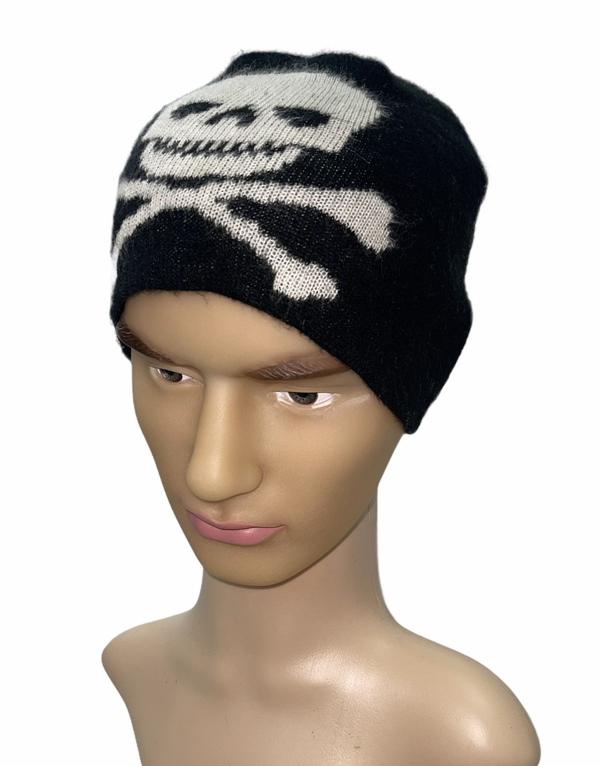 Japanese Brand SKULLS SKATES SKELETON BLACK BEANIE Size ONE SIZE - 5 Thumbnail