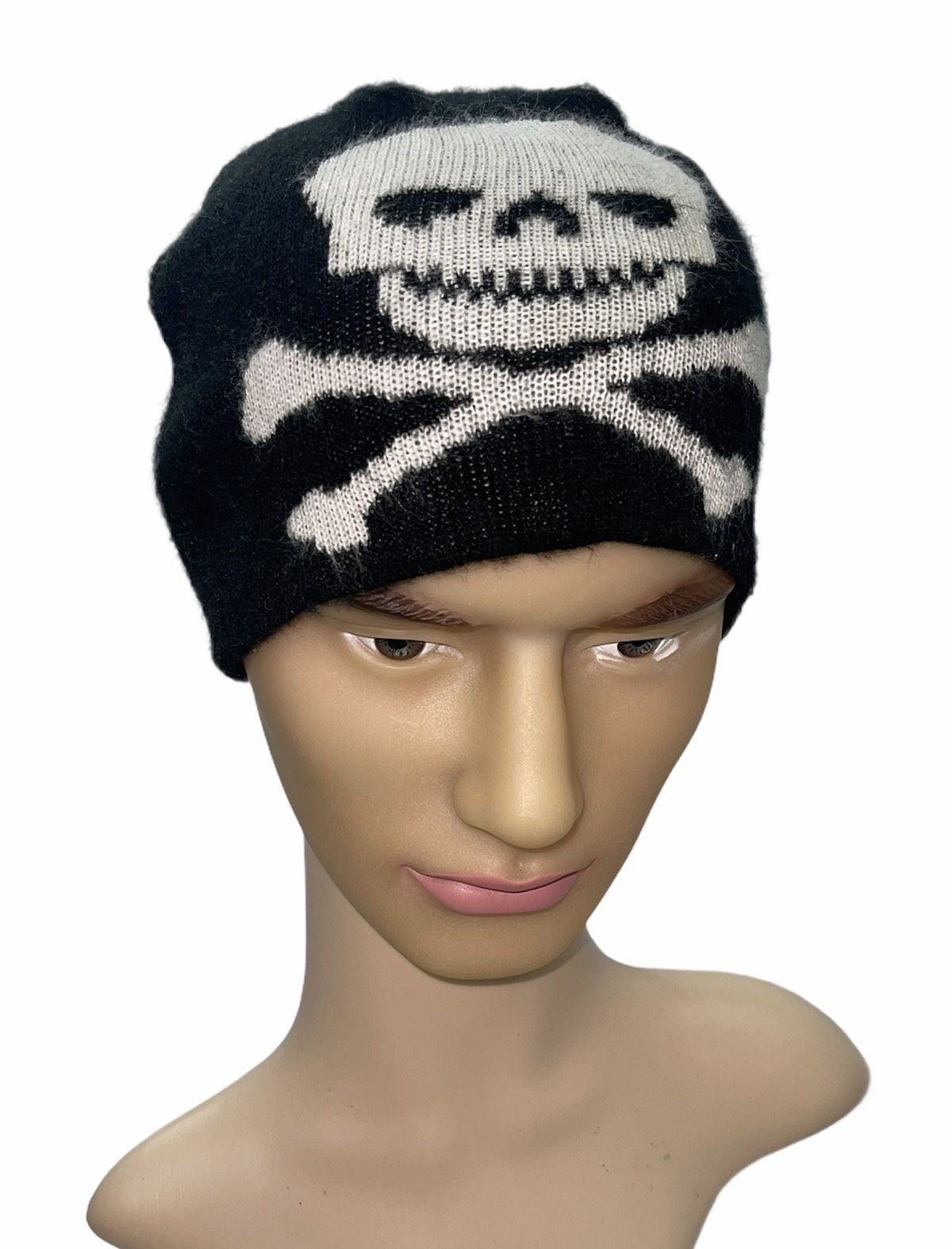 Japanese Brand SKULLS SKATES SKELETON BLACK BEANIE Size ONE SIZE - 6 Thumbnail