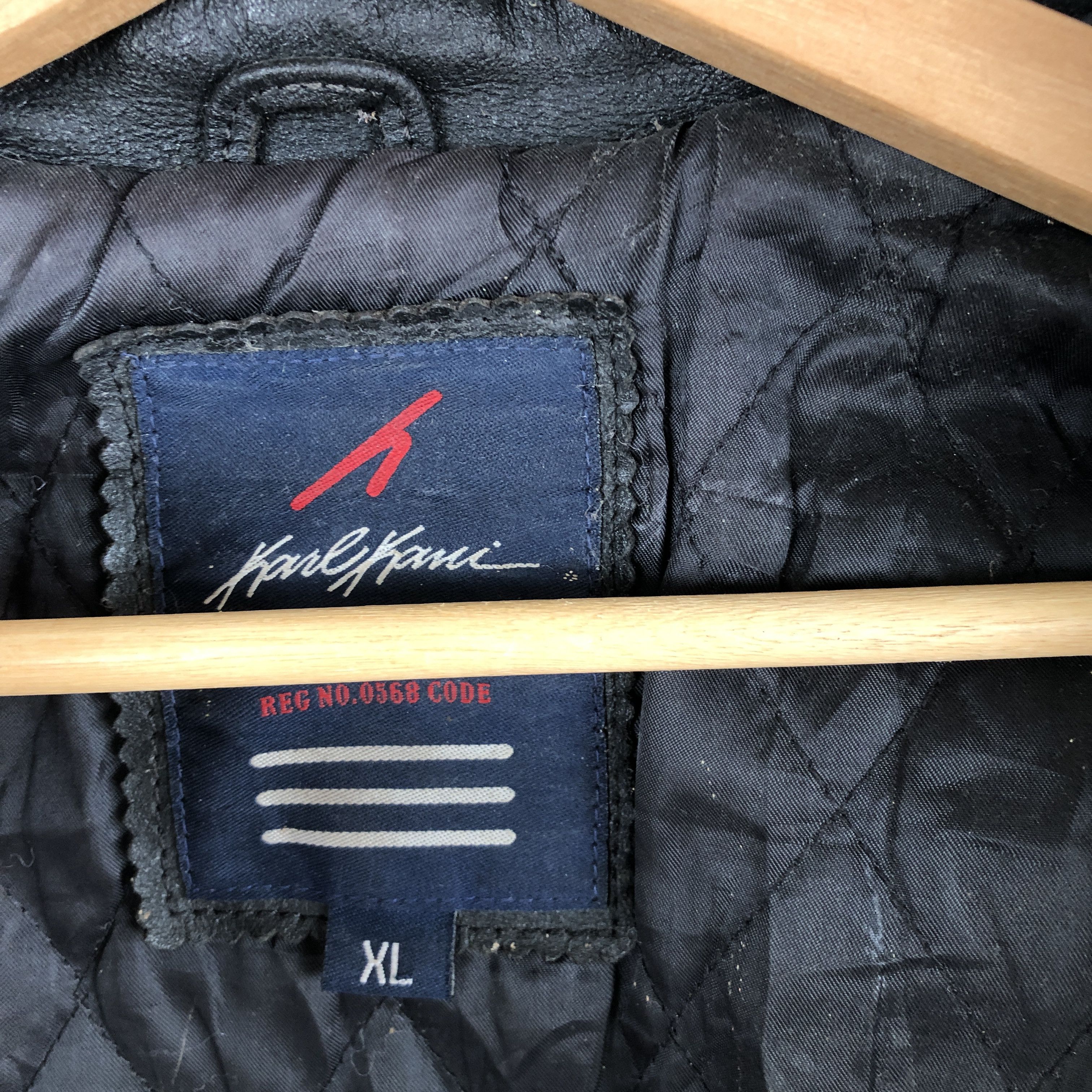 Karl Kani Vintage Karl Kani Leather Jacket Genuine Leather Jacket Size US XL / EU 56 / 4 - 11 Thumbnail