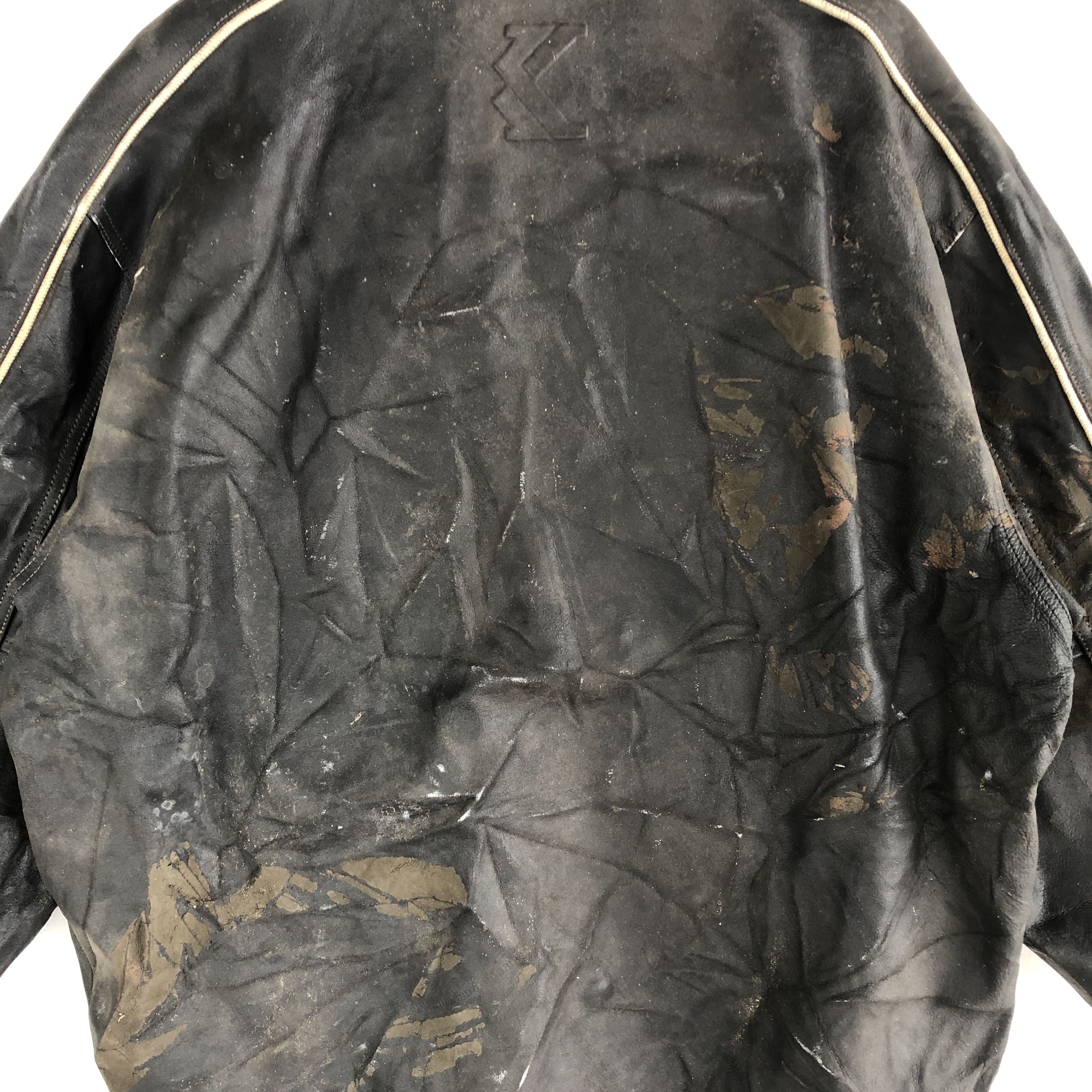 Karl Kani Vintage Karl Kani Leather Jacket Genuine Leather Jacket Size US XL / EU 56 / 4 - 8 Thumbnail