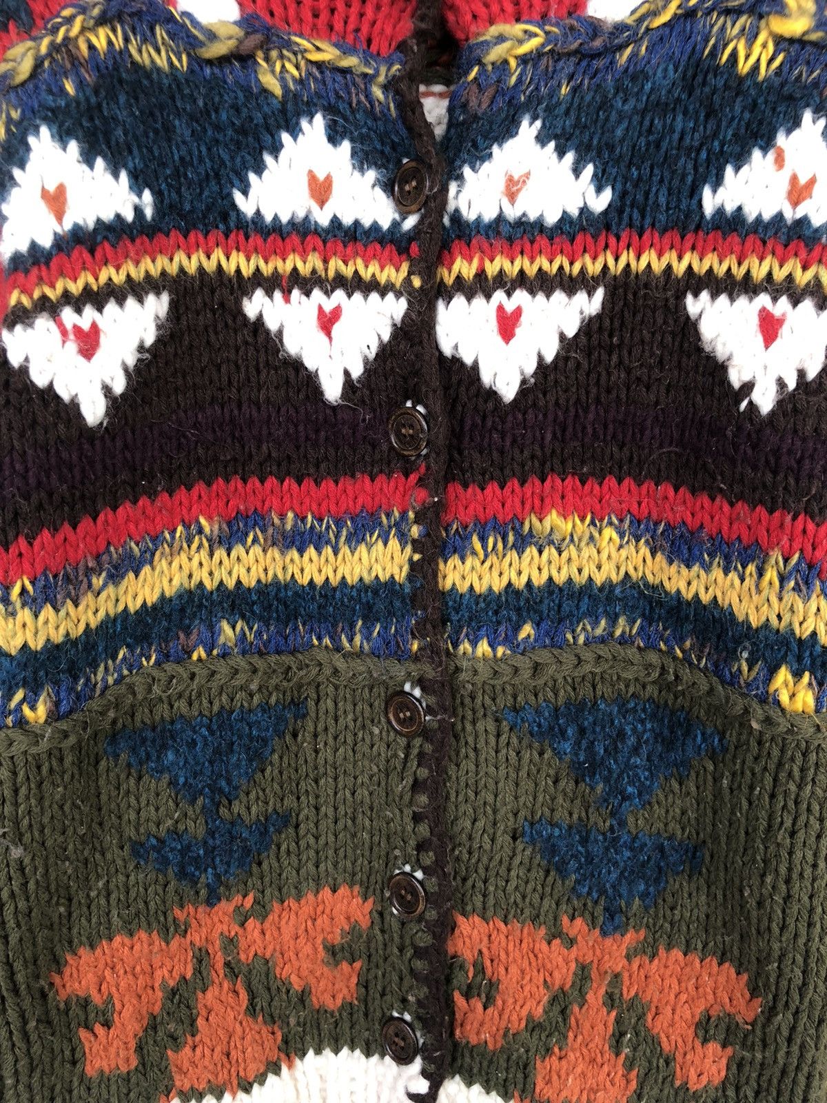 Dolce & Gabbana OG D&G 🇮🇹 Native Print Mohair Shawl Collar Knit Sweater Size US M / EU 48-50 / 2 - 4 Thumbnail