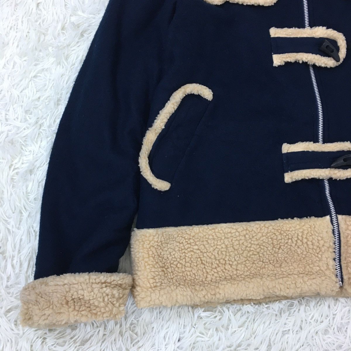 Japanese Brand Made in Japan Sherpa Fleece Hoodie Size US M / EU 48-50 / 2 - 3 Thumbnail