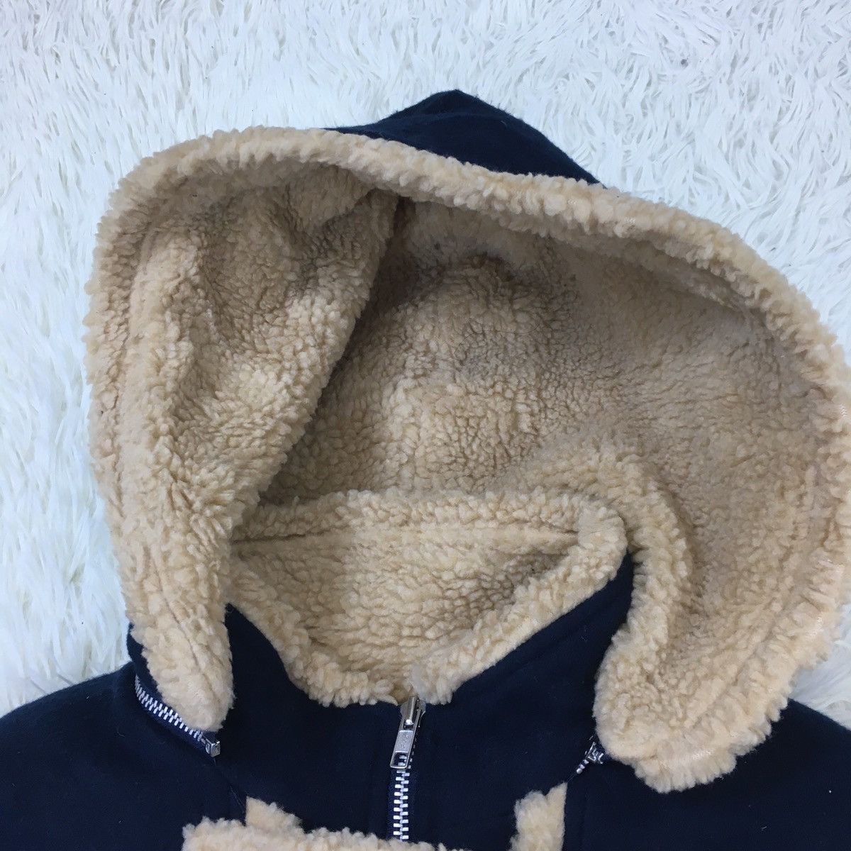 Japanese Brand Made in Japan Sherpa Fleece Hoodie Size US M / EU 48-50 / 2 - 6 Thumbnail