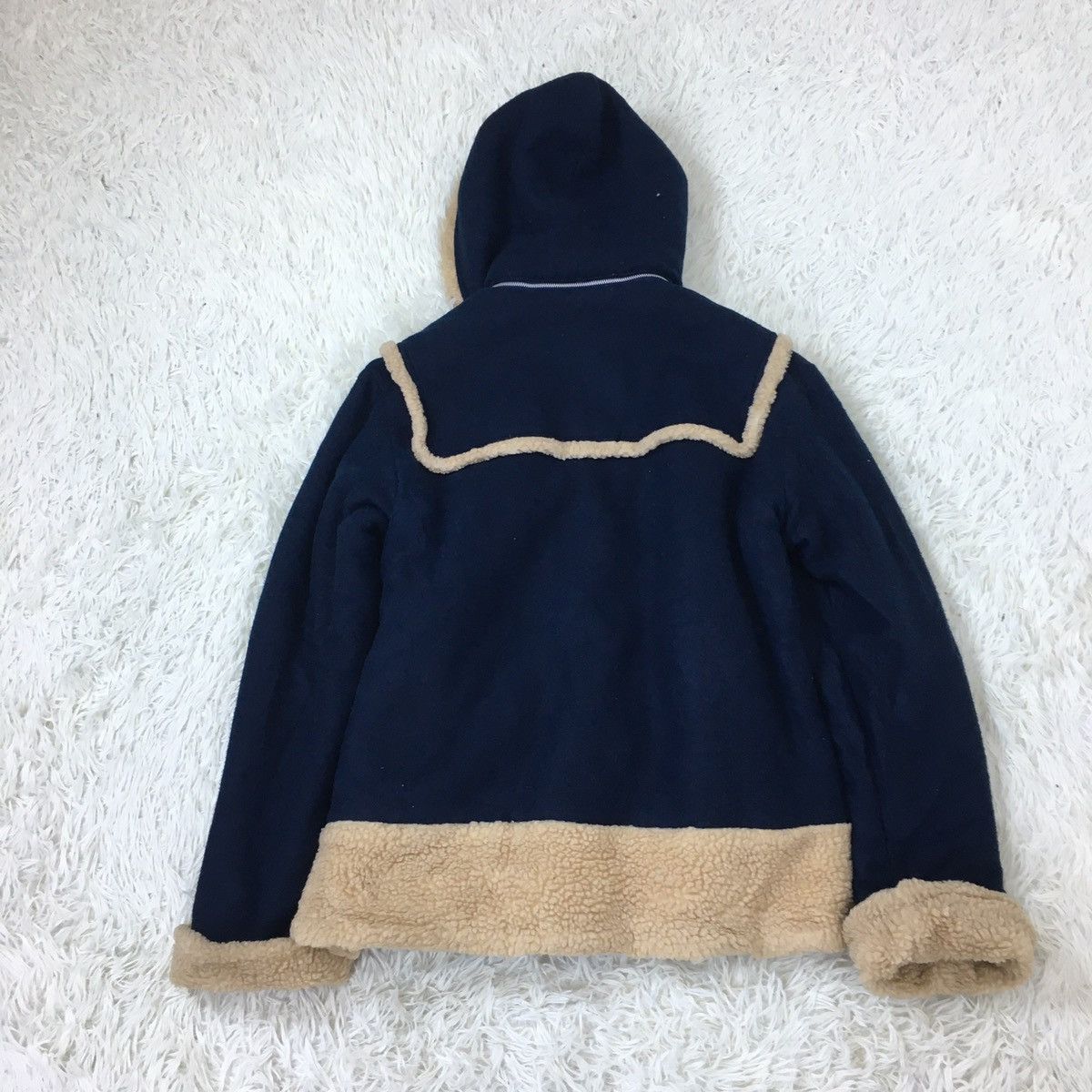 Japanese Brand Made in Japan Sherpa Fleece Hoodie Size US M / EU 48-50 / 2 - 7 Thumbnail