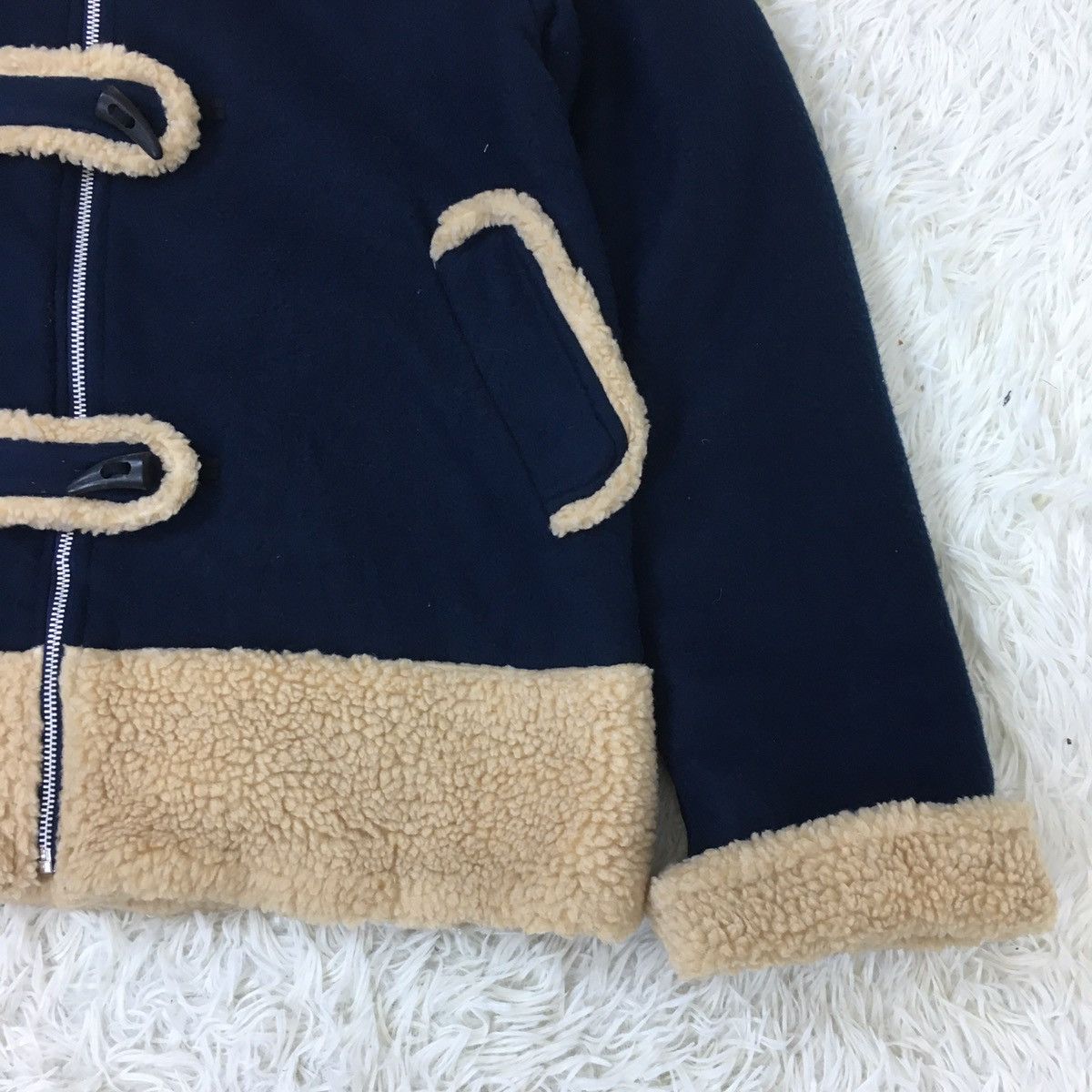 Japanese Brand Made in Japan Sherpa Fleece Hoodie Size US M / EU 48-50 / 2 - 4 Thumbnail