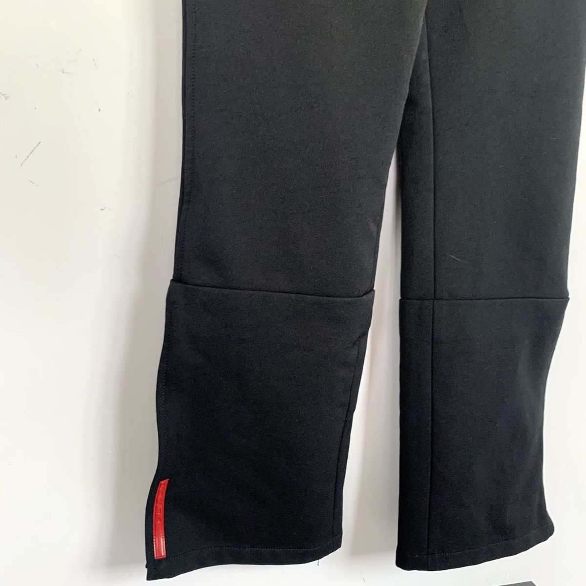 Prada 🔴 PRADA Pants Sport Nylon Black Trousers Red Tab Zip Pocket Size US 28 / EU 44 - 6 Thumbnail
