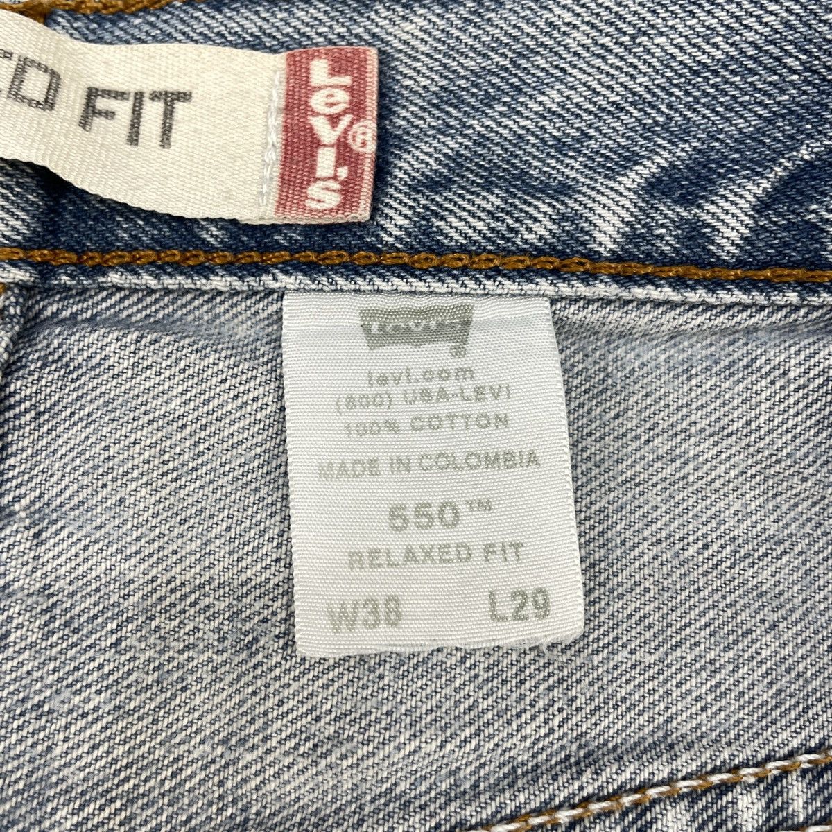 Levi's × Vintage Vintage Levi's 550 Light Wash wc-237 Size US 36 / EU 52 - 11 Thumbnail