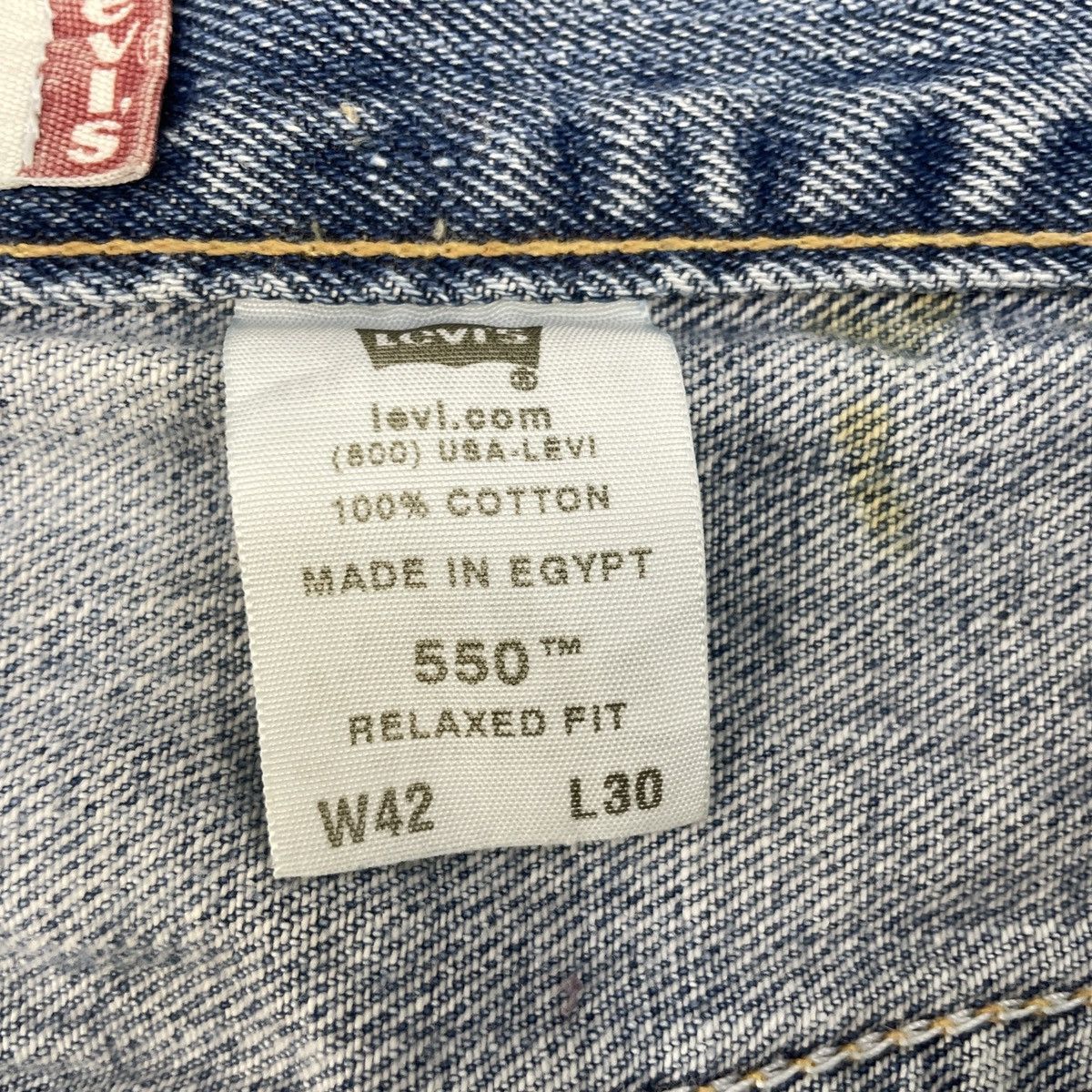 Levi's × Vintage Vintage Levi's 550 Blue Light Wash wc-195 Size US 40 / EU 56 - 7 Thumbnail