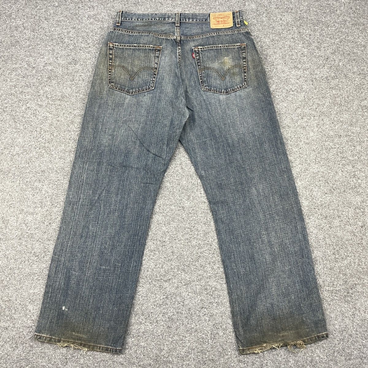 Levi's × Vintage Vintage Levi's 569 Faded Blue Jeans wc-230 Size US 35 - 2 Thumbnail