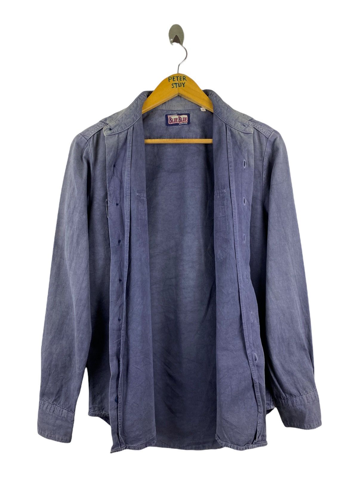 Blue Blue Japan VINTAGE BLUE BLUE JAPAN TRUCKER SHIRT Size US M / EU 48-50 / 2 - 4 Thumbnail