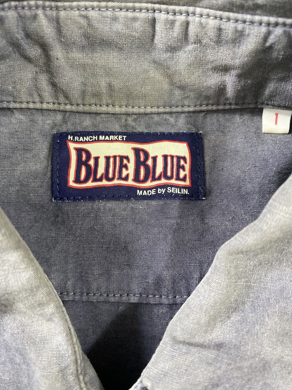 Blue Blue Japan VINTAGE BLUE BLUE JAPAN TRUCKER SHIRT Size US M / EU 48-50 / 2 - 10 Thumbnail