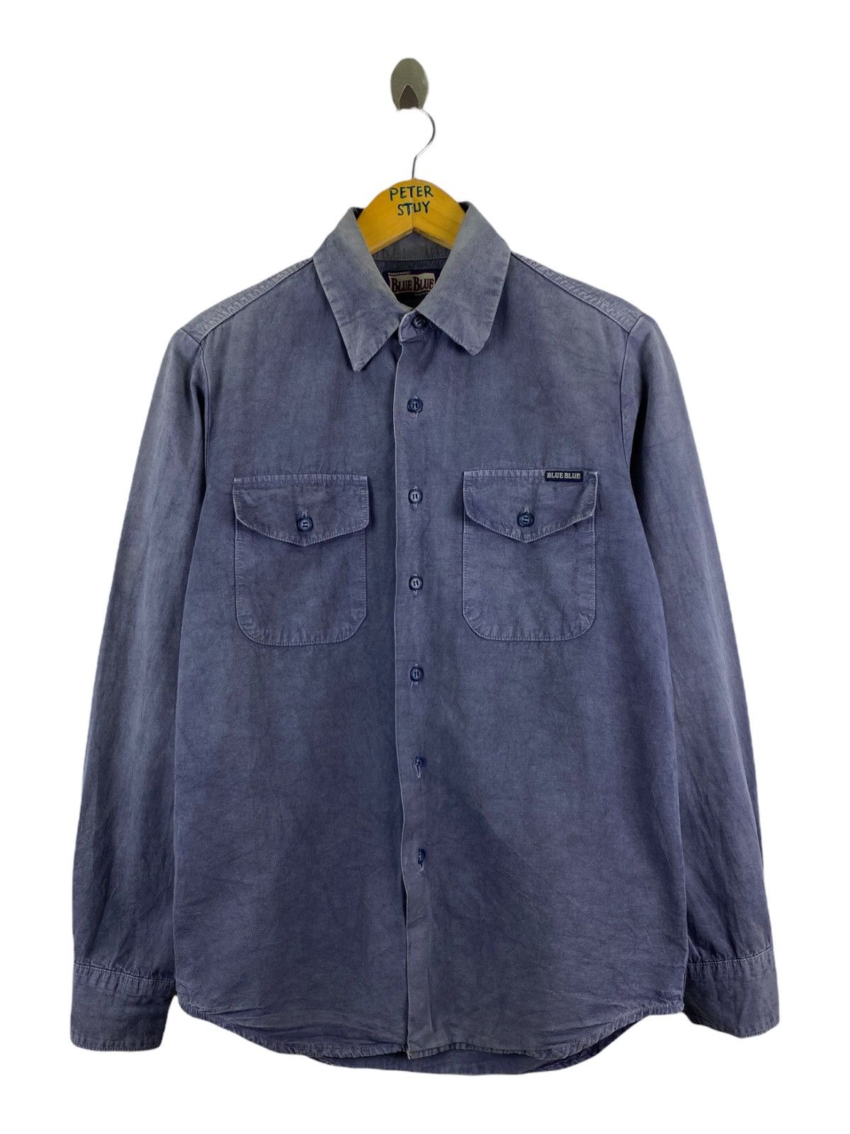 Blue Blue Japan VINTAGE BLUE BLUE JAPAN TRUCKER SHIRT Size US M / EU 48-50 / 2 - 1 Thumbnail
