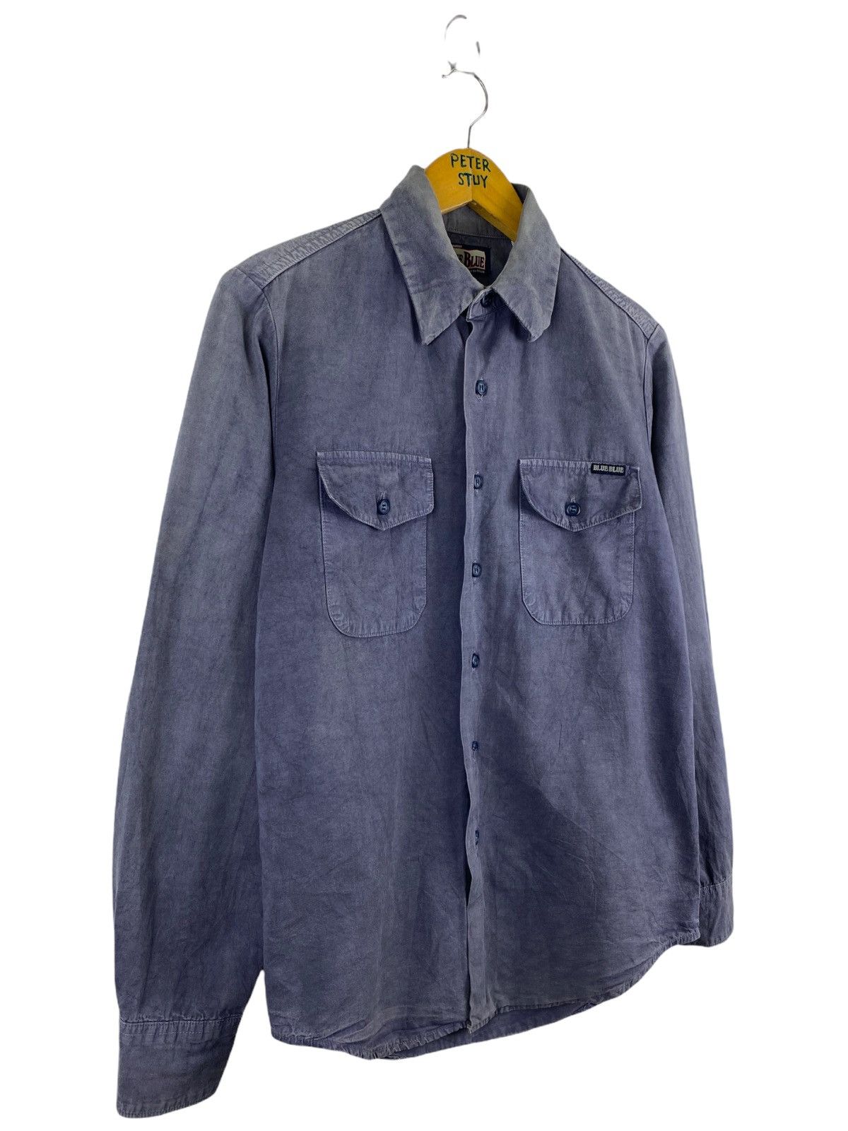 Blue Blue Japan VINTAGE BLUE BLUE JAPAN TRUCKER SHIRT Size US M / EU 48-50 / 2 - 3 Thumbnail