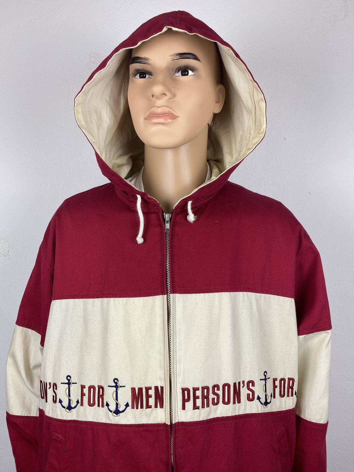 PERSON'S 🔥PERSON’S NAVY ZIPPER HODDIES JACKET Size US L / EU 52-54 / 3 - 4 Thumbnail