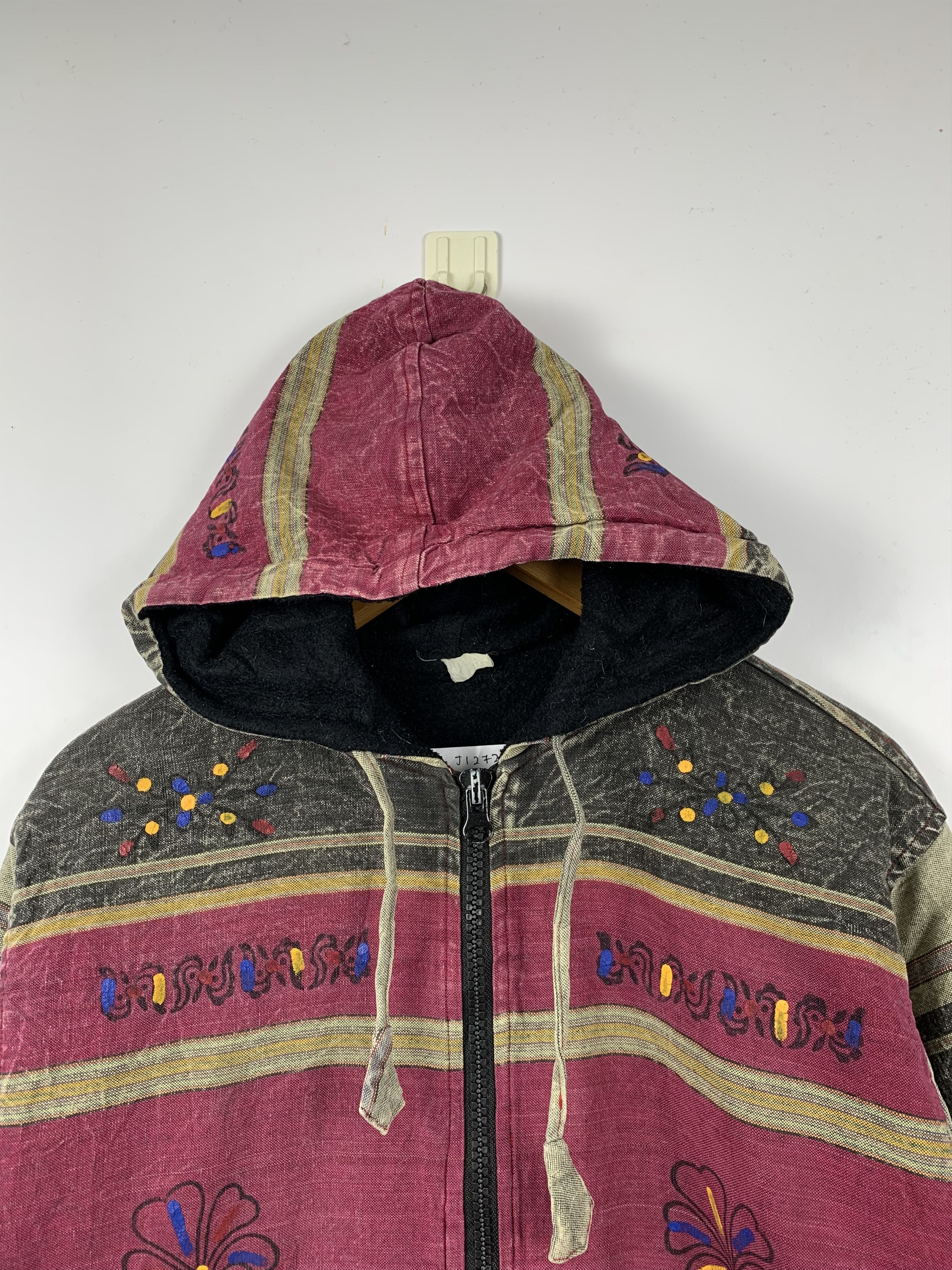 Japanese Brand × Vintage Vintage Japanese Brand Navajo Native Hoodie Jacket Size US L / EU 52-54 / 3 - 3 Thumbnail