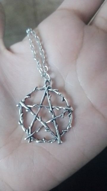 Jewelry Gothic Pentagram Necklace Size ONE SIZE - 4 Thumbnail