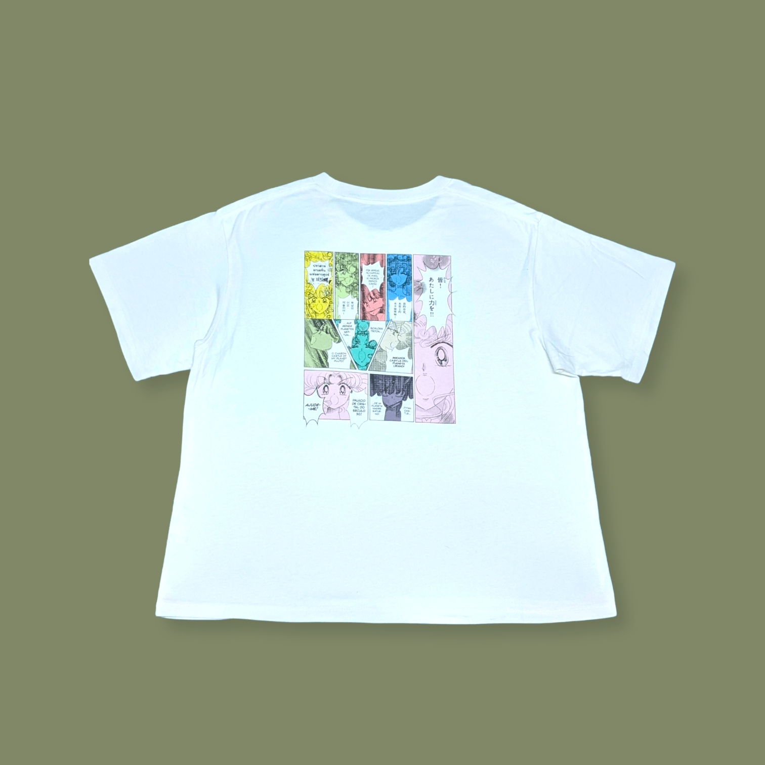 Anime × Japanese Brand × Vintage Rare Sailormoon Comic Page Anime Manga T shirt Size US L / EU 52-54 / 3 - 2 Thumbnail