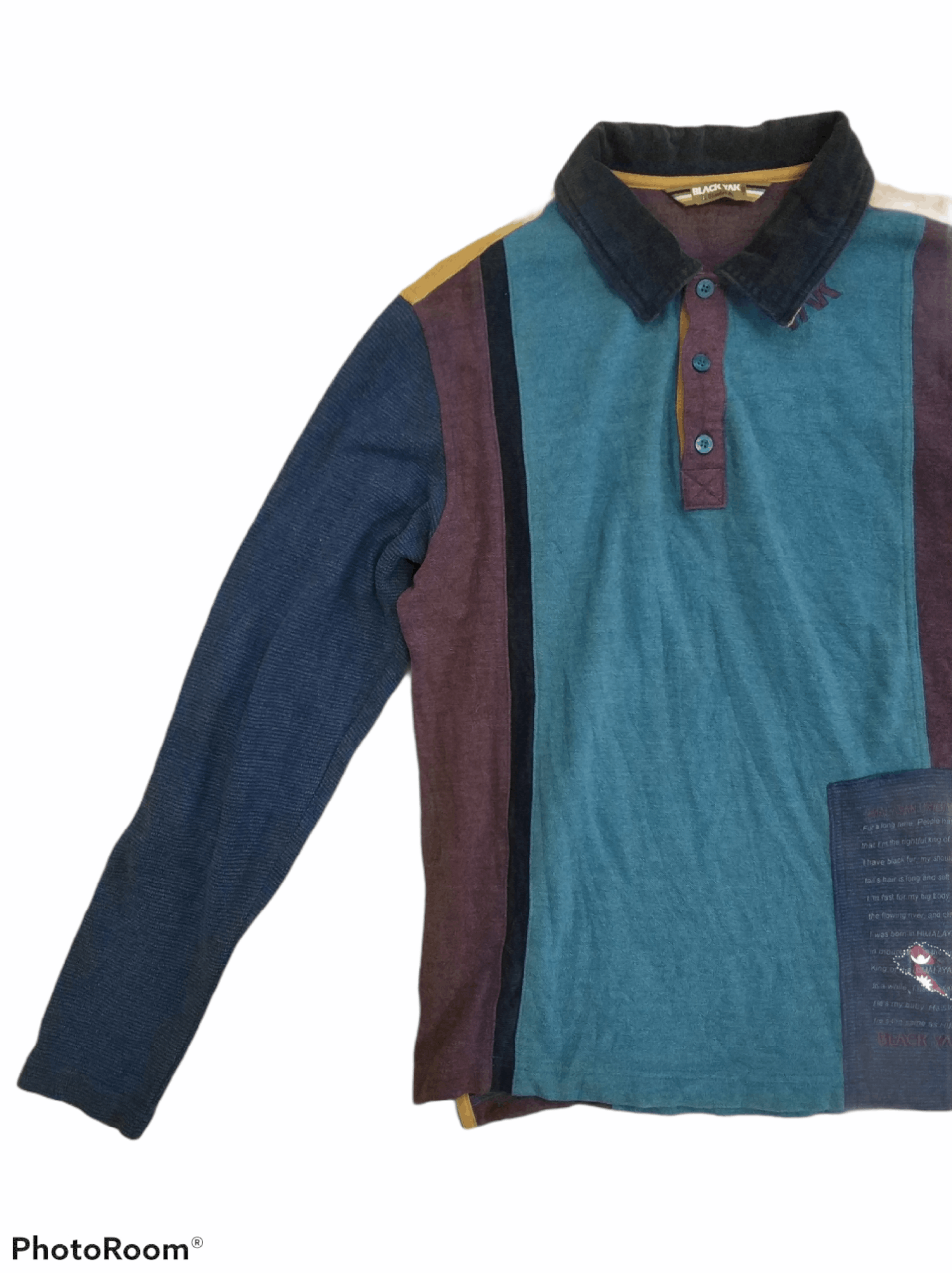 BLACKYAK 🔥Elbow Patch Black Yak Long Sleeves Polos Size US M / EU 48-50 / 2 - 4 Thumbnail