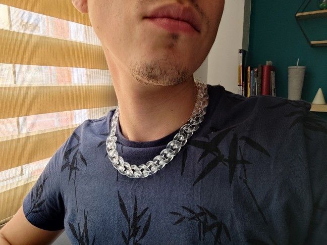 Jewelry Transparent Acrylic Chains Necklace Size ONE SIZE - 5 Thumbnail