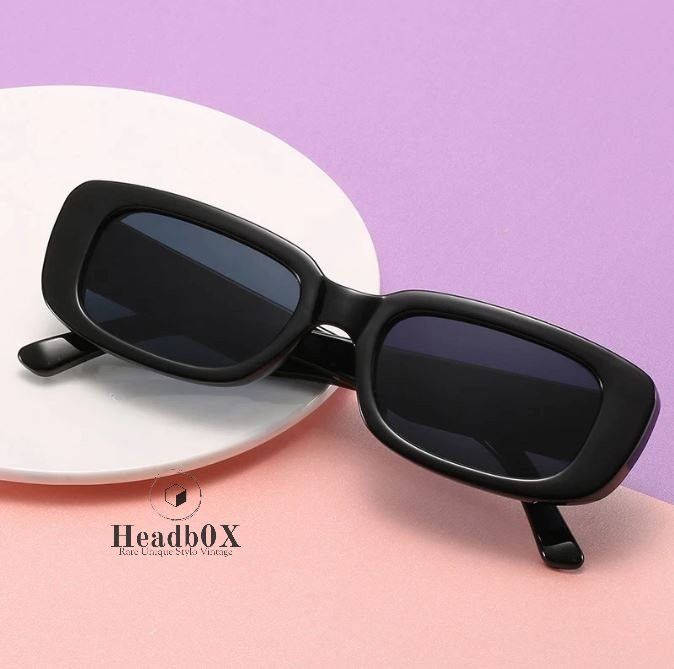 Japanese Brand Vintage Black Square Sunglasses Size ONE SIZE - 2 Thumbnail