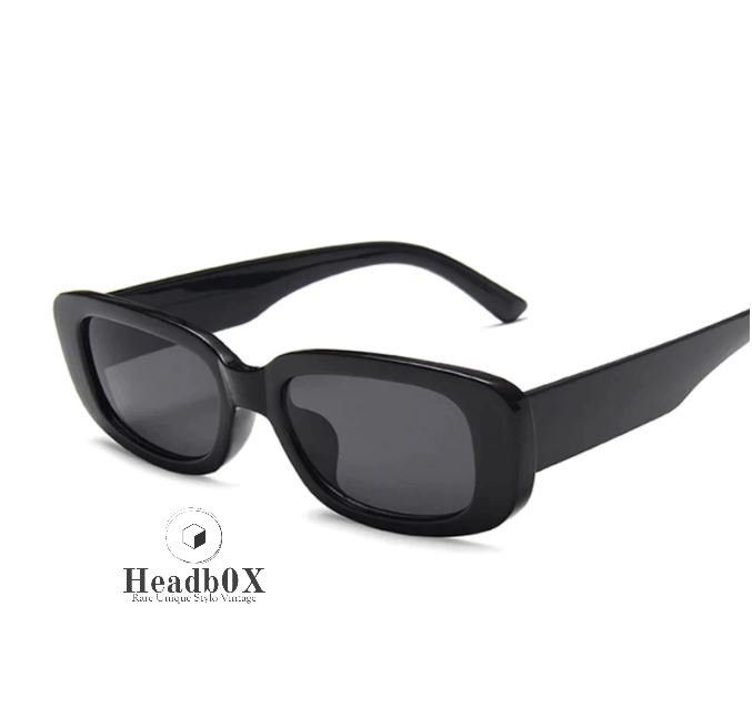 Japanese Brand Vintage Black Square Sunglasses Size ONE SIZE - 1 Thumbnail