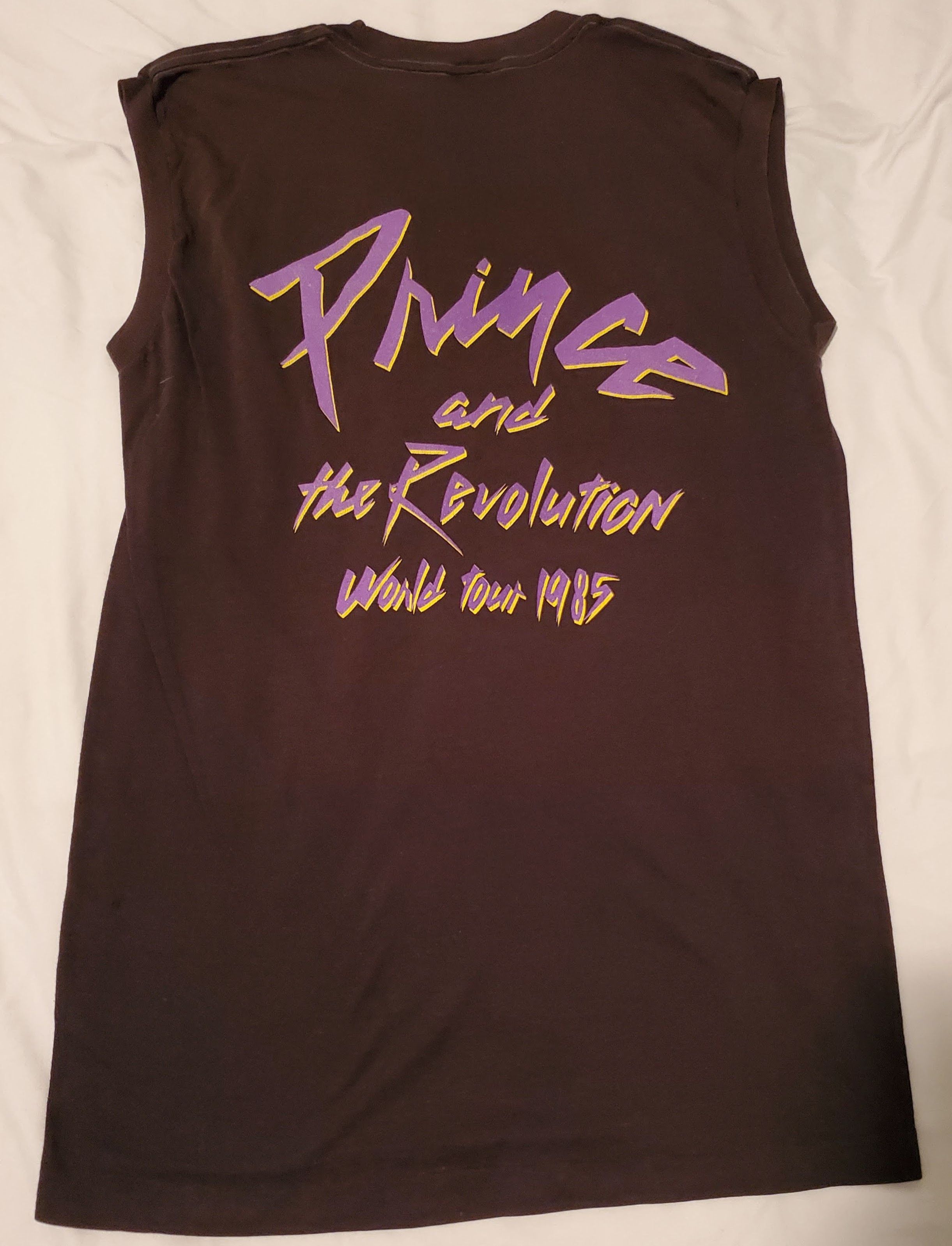 Band Tees × Vintage Prince 1985 World Tour Muscle Sleeveless Size US M / EU 48-50 / 2 - 2 Thumbnail