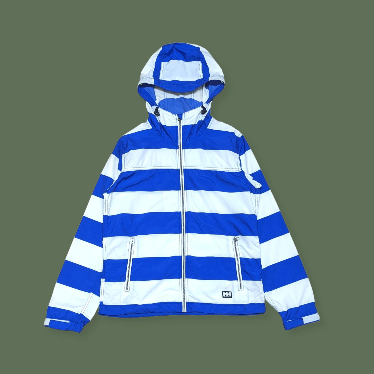 Helly Hansen × Vintage Vintage Helly Hansen Striped Light Jacket Size US M / EU 48-50 / 2 - 1 Thumbnail