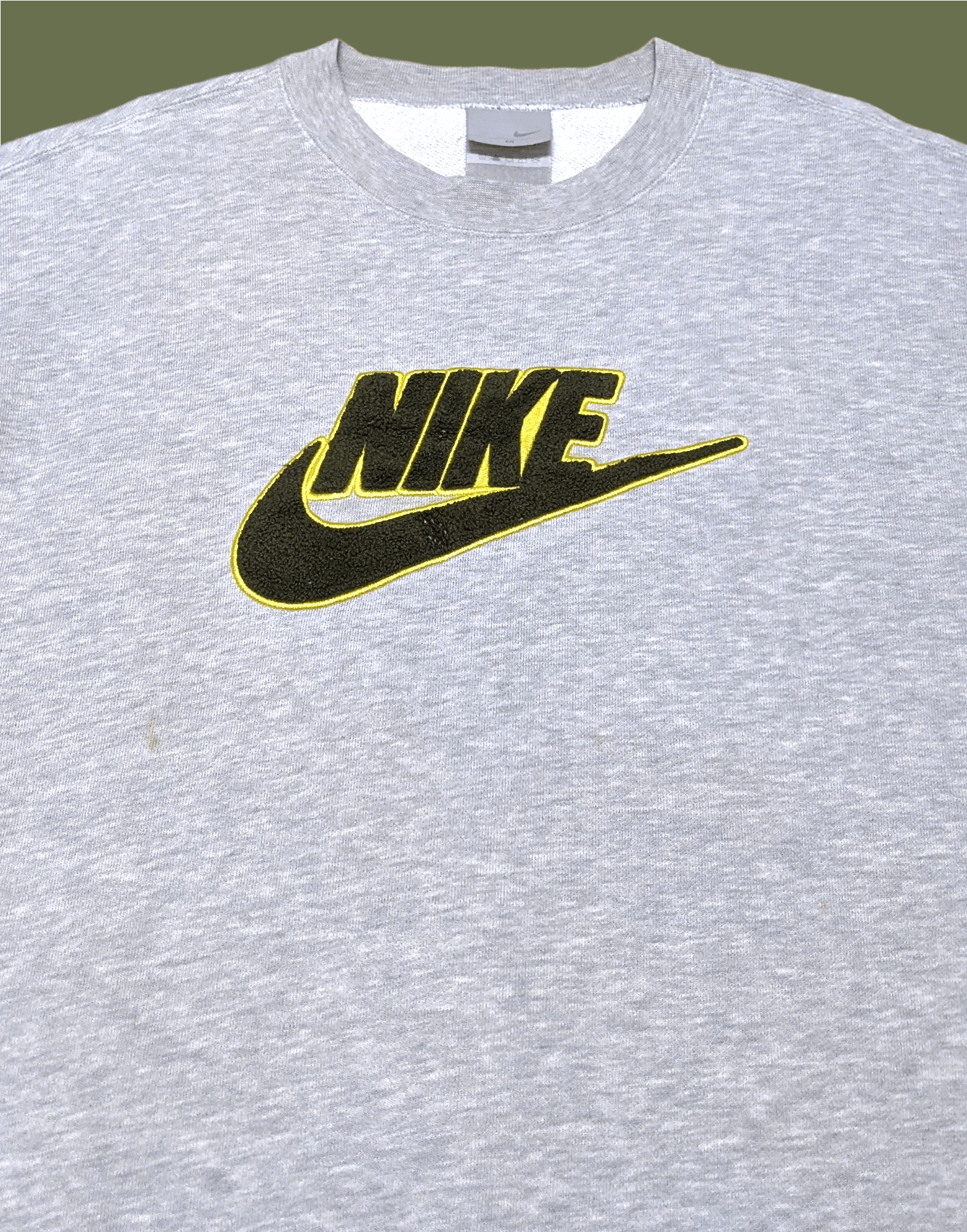 Nike × Vintage Vintage Y2K Nike Velvet Swoosh Spellout Sweatshirt Size US M / EU 48-50 / 2 - 3 Thumbnail