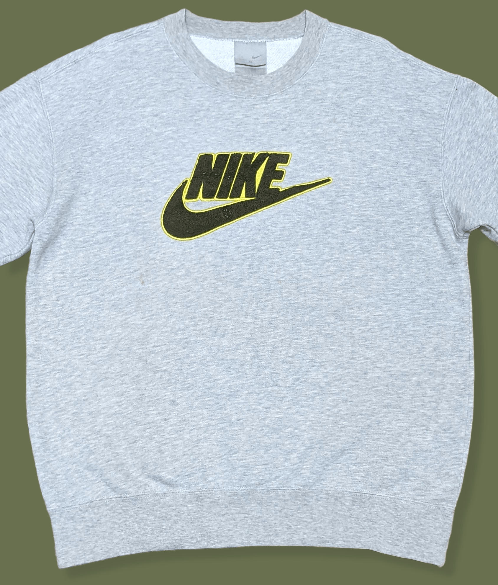 Nike × Vintage Vintage Y2K Nike Velvet Swoosh Spellout Sweatshirt Size US M / EU 48-50 / 2 - 4 Thumbnail