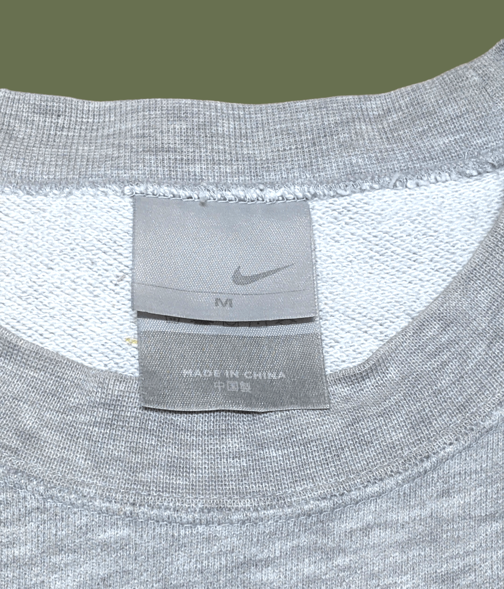 Nike × Vintage Vintage Y2K Nike Velvet Swoosh Spellout Sweatshirt Size US M / EU 48-50 / 2 - 10 Thumbnail