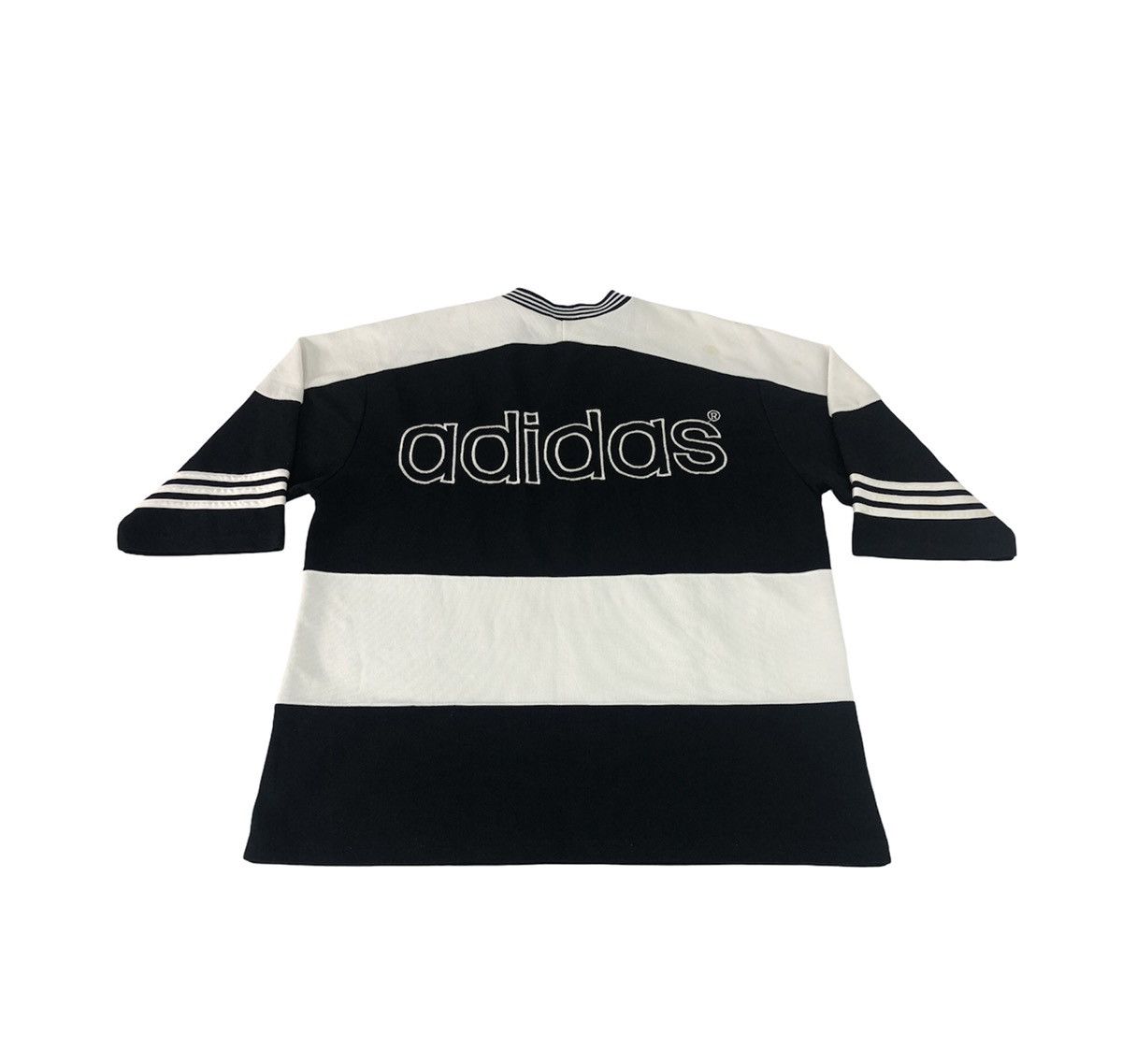 Adidas Adidas Trifoil Trikot Jerseys Striped Big Logo Spell Out Size US XXL / EU 58 / 5 - 2 Thumbnail