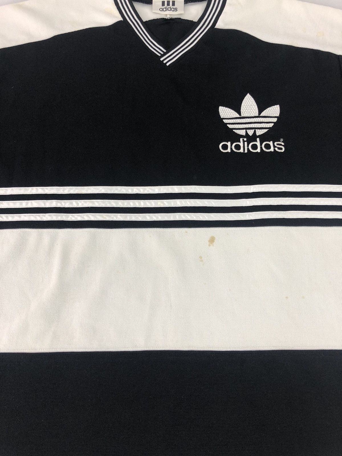 Adidas Adidas Trifoil Trikot Jerseys Striped Big Logo Spell Out Size US XXL / EU 58 / 5 - 12 Thumbnail
