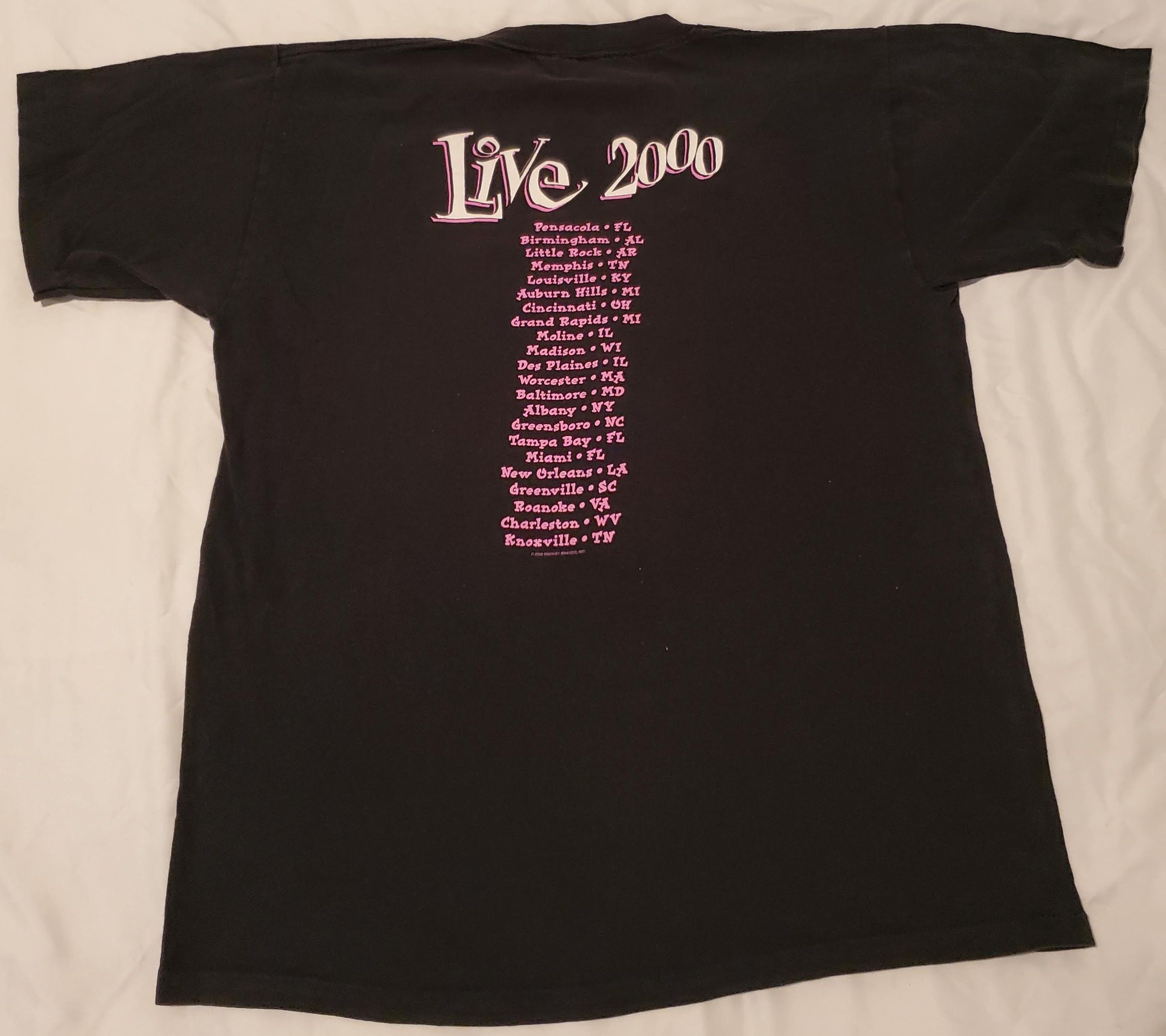 Band Tees × Vintage Britney Spears Live 2000 Y2K Oops Single Stitch Size US M / EU 48-50 / 2 - 2 Thumbnail