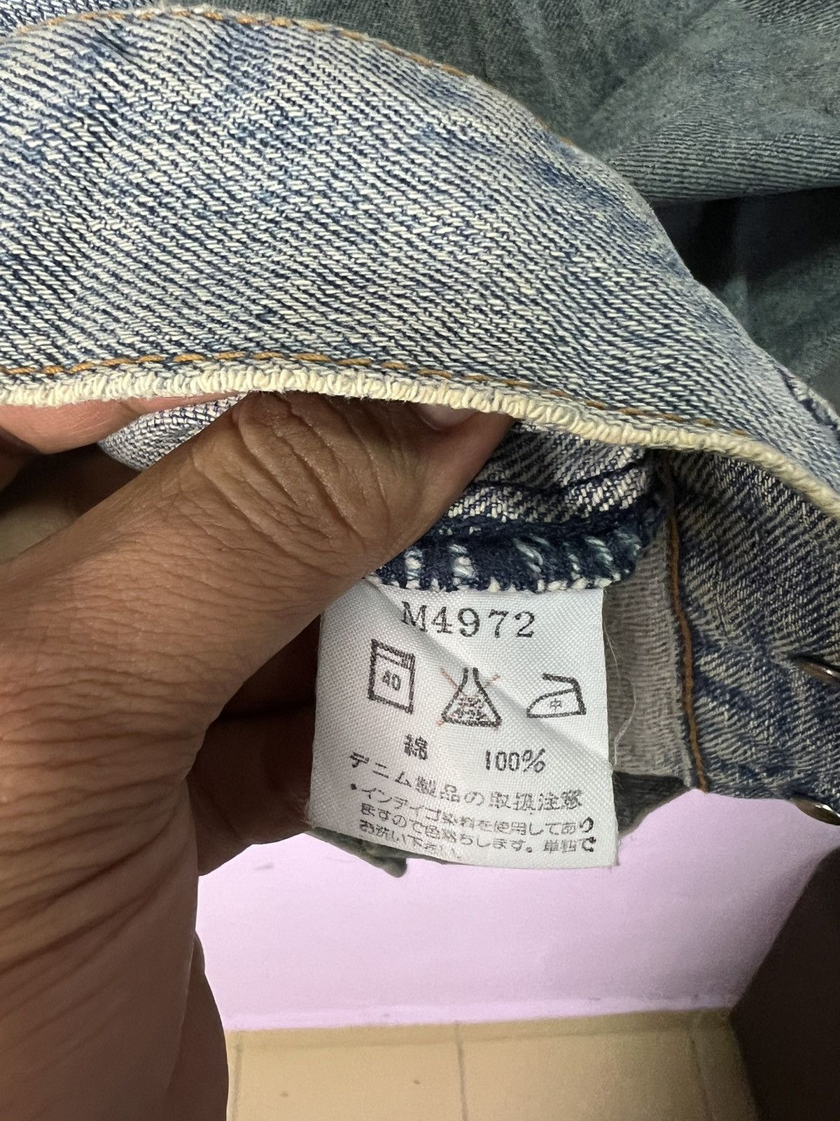 Wrangler 🔥Vintage 70s Wrangler Trucker Denim Size US S / EU 44-46 / 1 - 15 Thumbnail