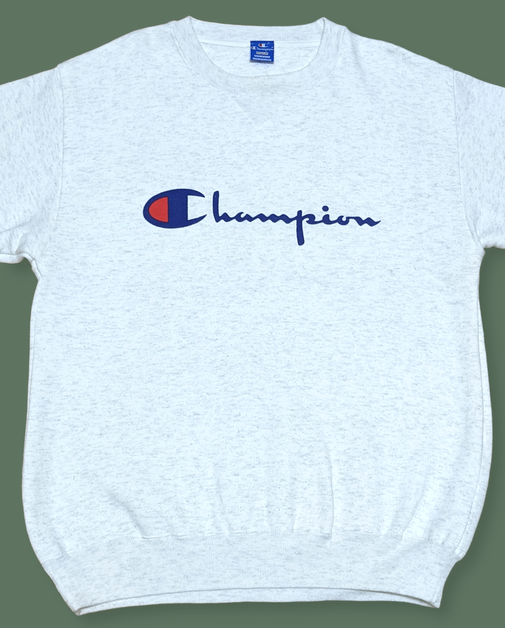 Champion × Vintage Vintage 90s Champion Heather Grey Made in USA Sweatshirt Size US M / EU 48-50 / 2 - 4 Thumbnail
