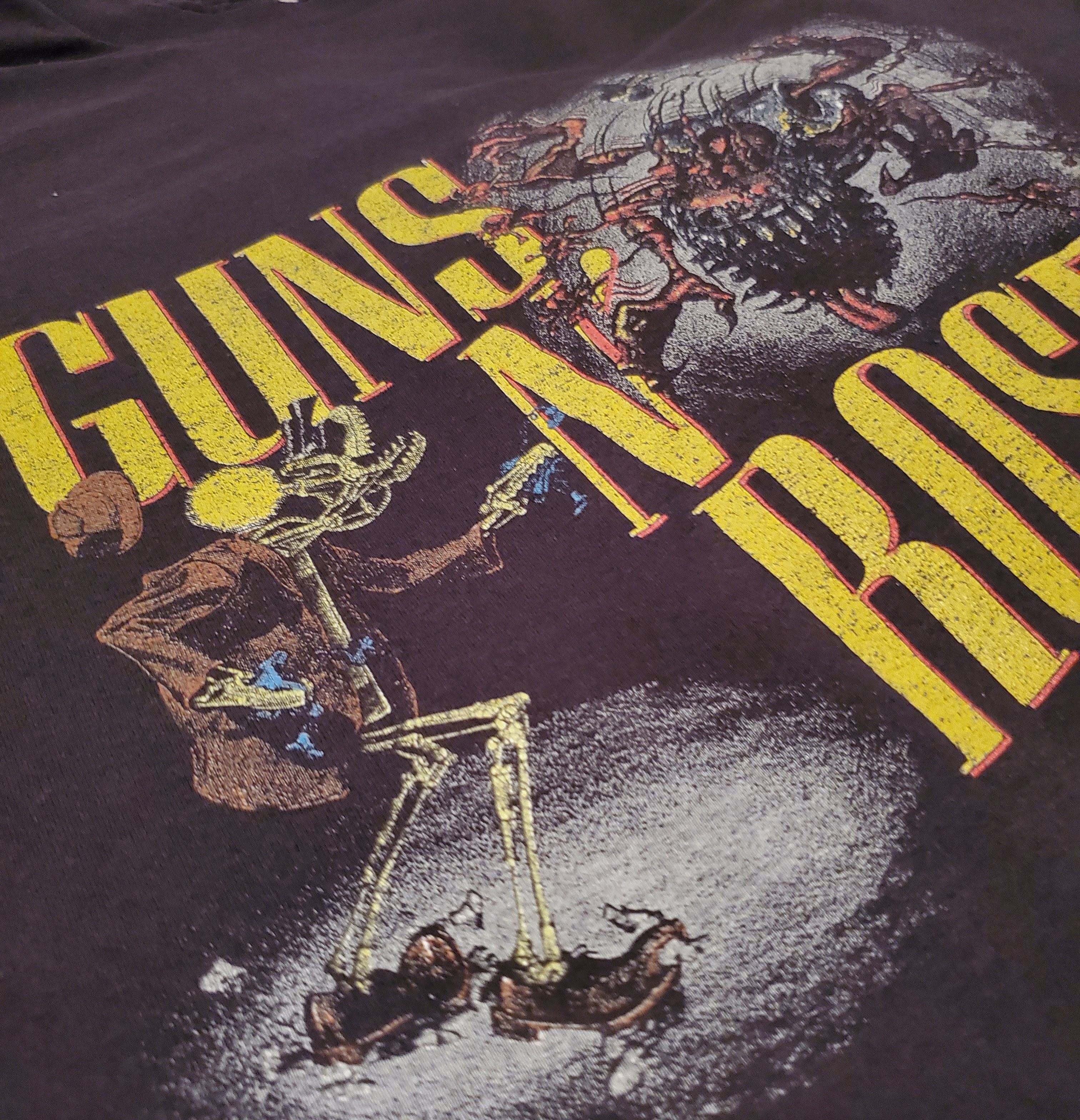 Band Tees × Vintage Vintage 1987 Guns N Roses GNR Tour Shirt Size US XL / EU 56 / 4 - 6 Thumbnail