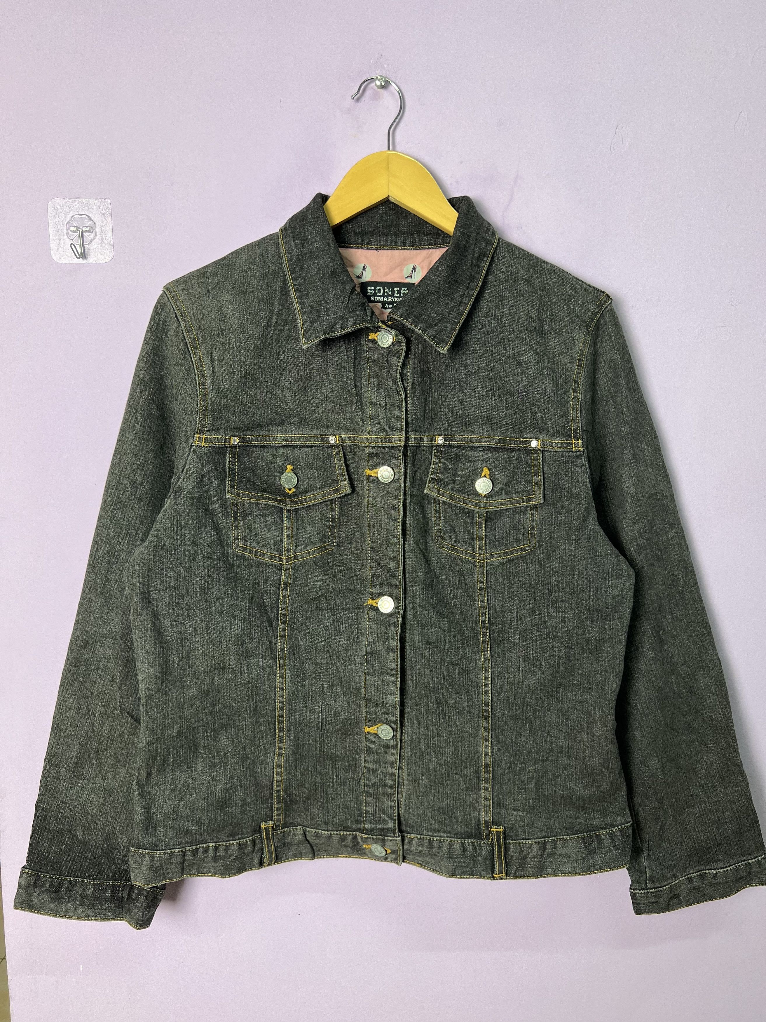 Sonia Rykiel 🔥Rare Sonia Rykiel Denim Jacket Size M / US 6-8 / IT 42-44 - 17 Thumbnail