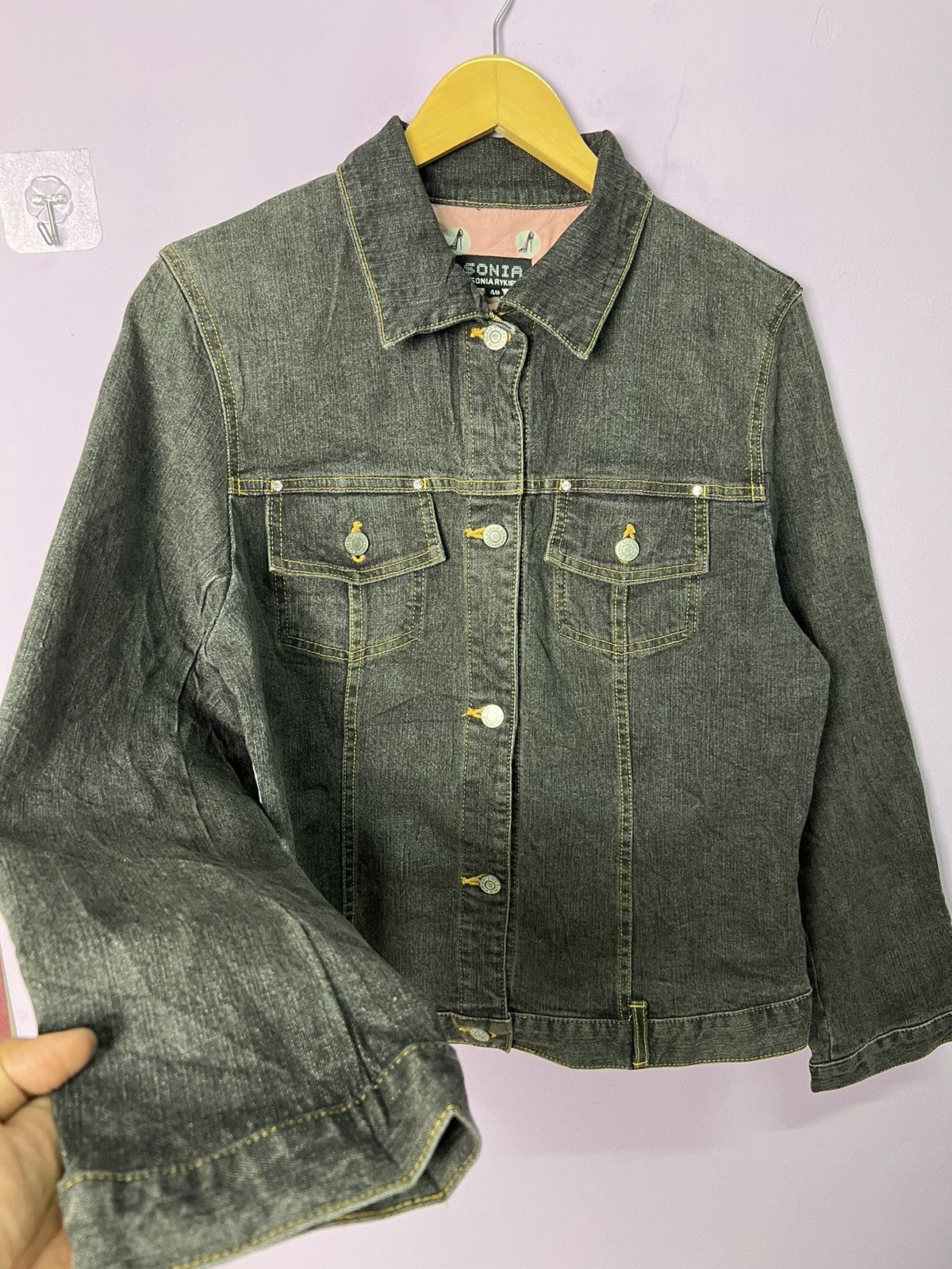 Sonia Rykiel 🔥Rare Sonia Rykiel Denim Jacket Size M / US 6-8 / IT 42-44 - 1 Thumbnail