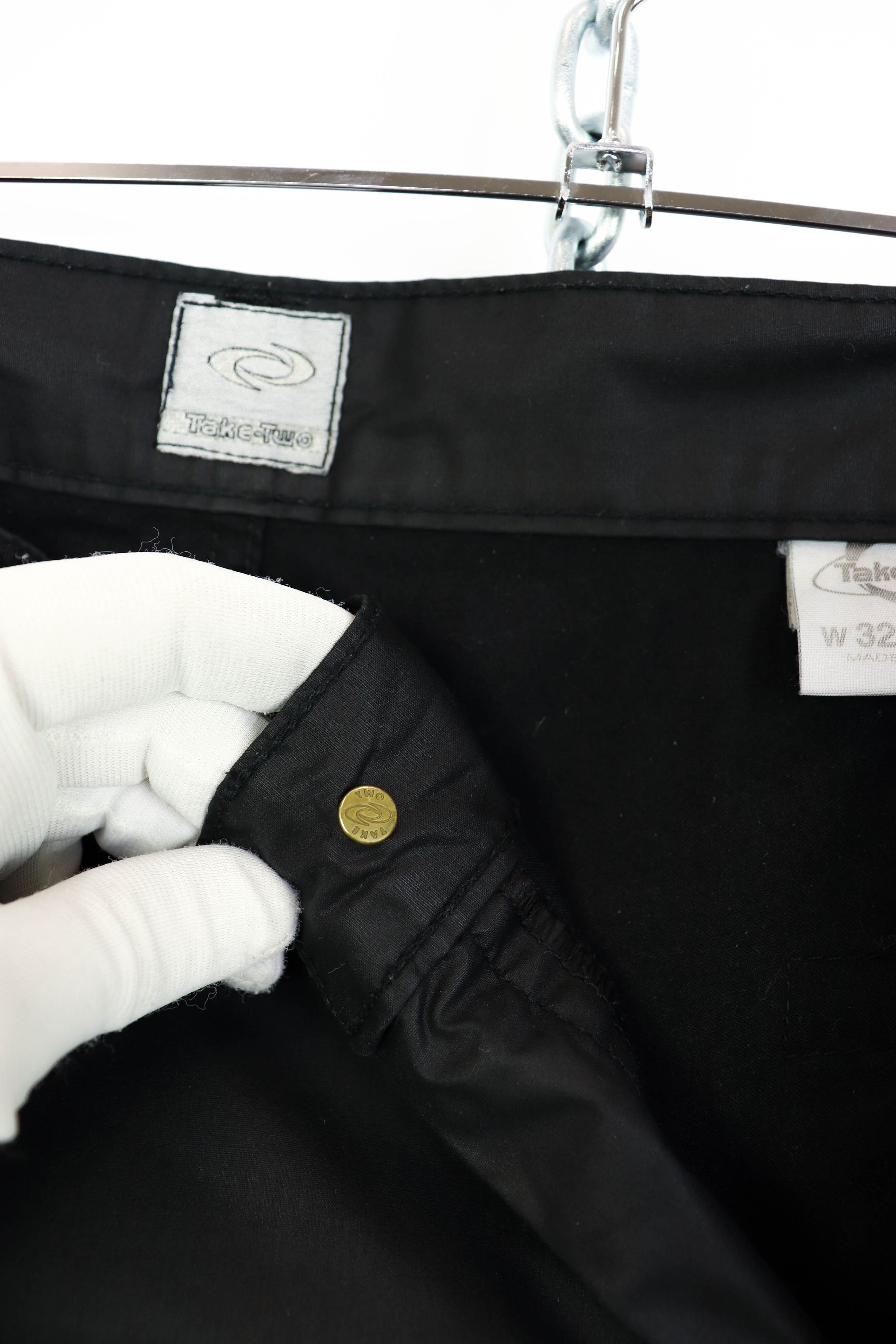 Japanese Brand Take Two Vintage 90s Embr Japan Dragon Utility Cargo Pants Size US 31 - 15 Thumbnail