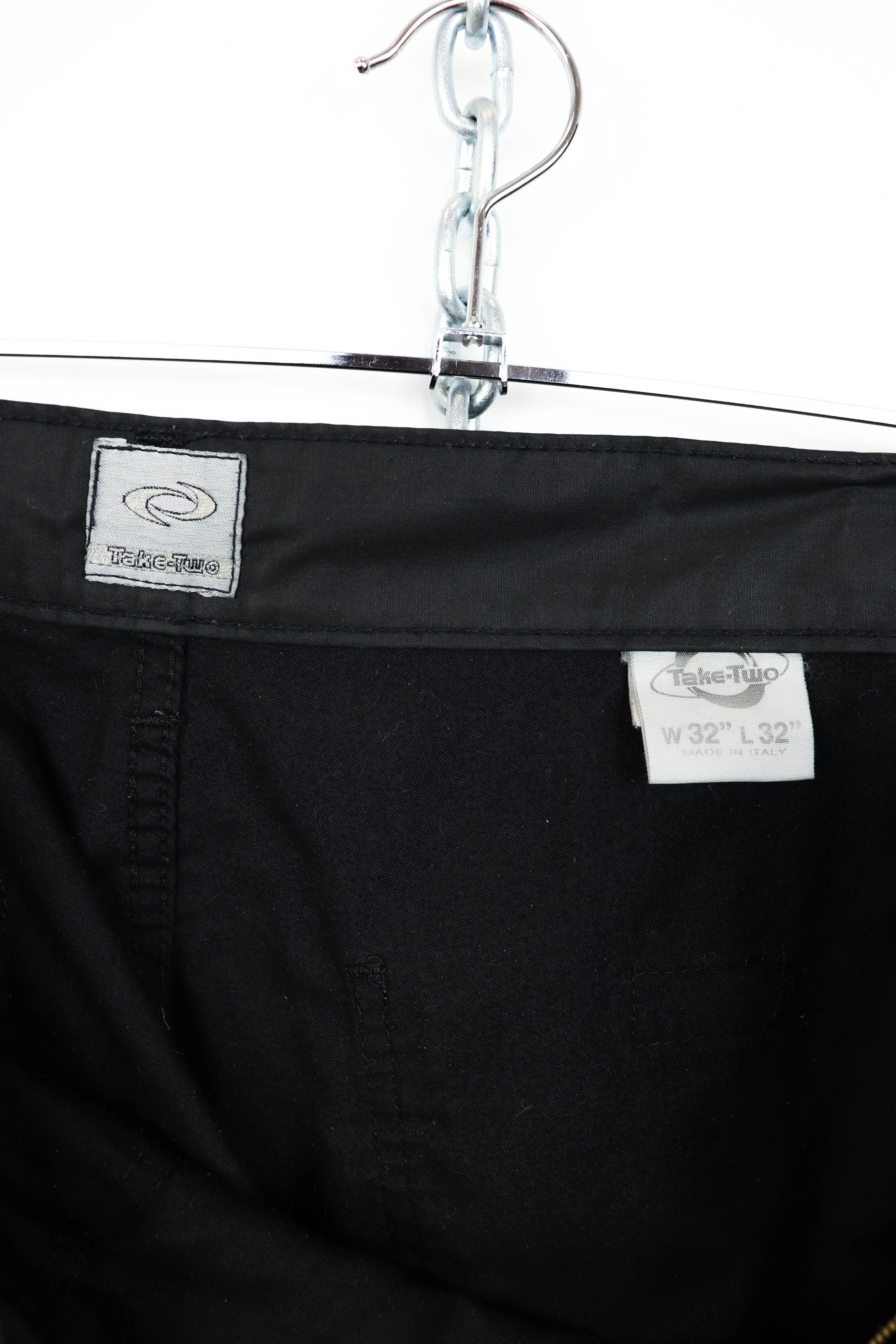 Japanese Brand Take Two Vintage 90s Embr Japan Dragon Utility Cargo Pants Size US 31 - 12 Thumbnail