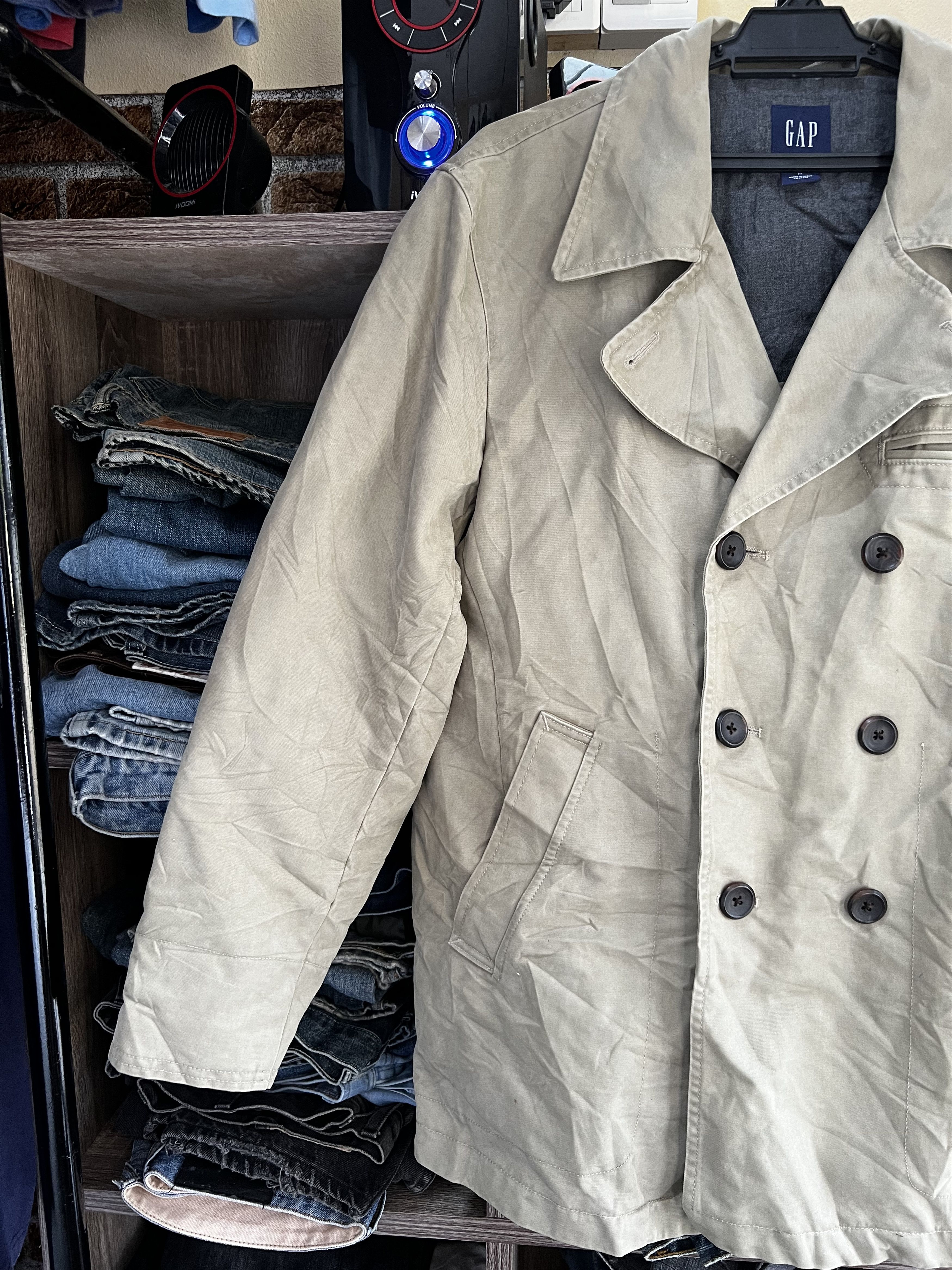 Gap 🔥Gap Khaki Peacoat Size M / US 6-8 / IT 42-44 - 2 Thumbnail