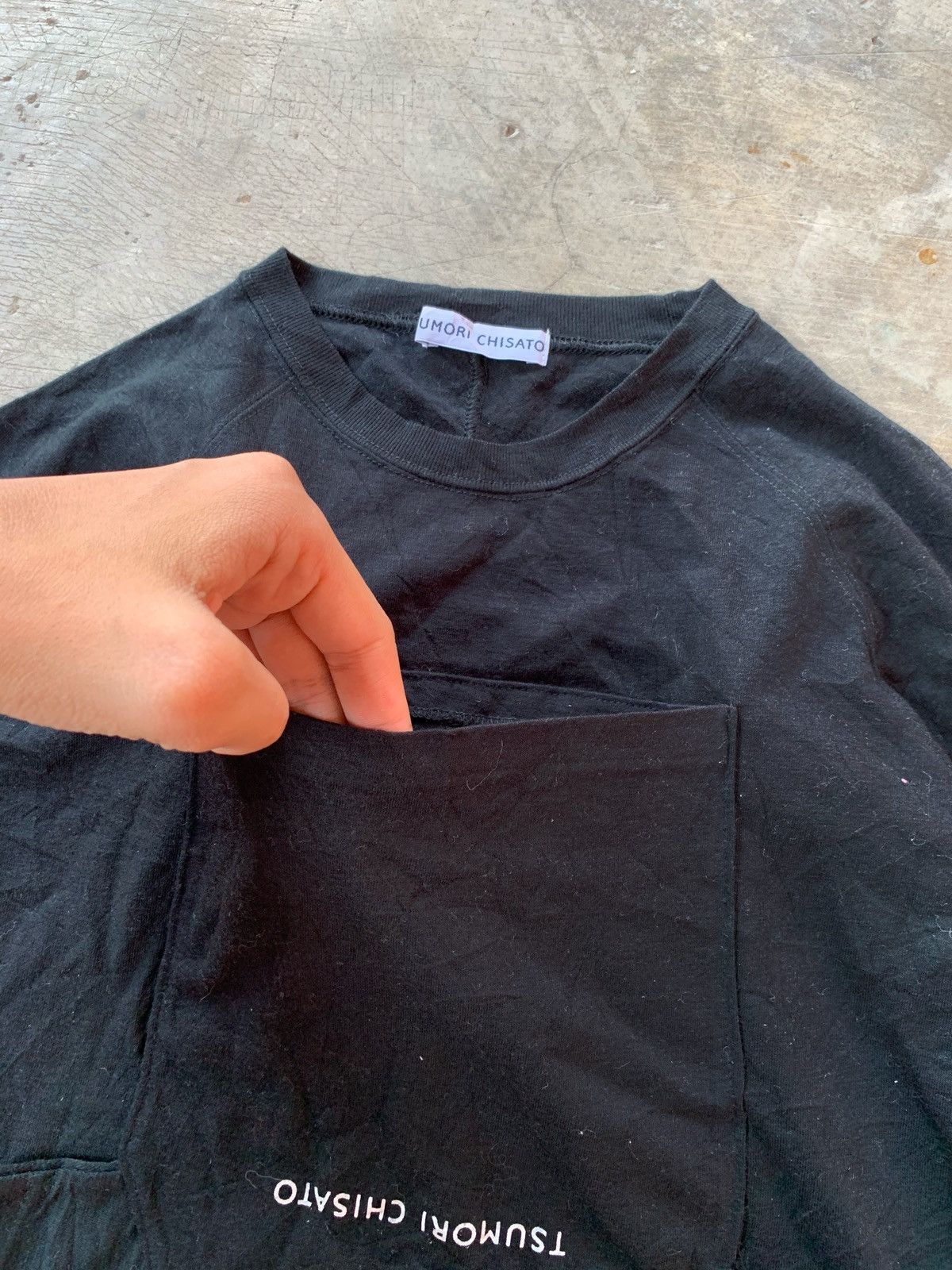 Issey Miyake Tsumori Chisato by Issey Miyake Cropped Long Sleeve Tshirt Size S / US 4 / IT 40 - 2 Thumbnail