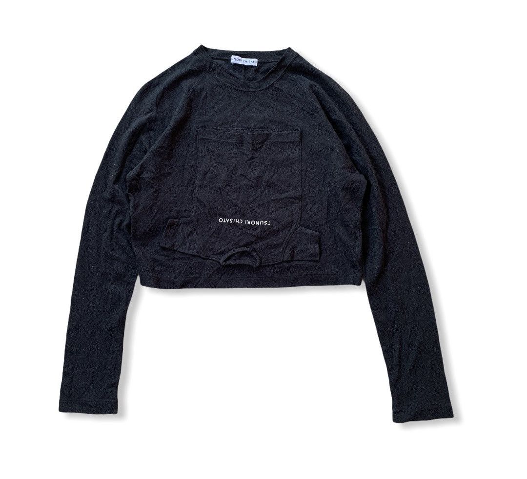 Issey Miyake Tsumori Chisato by Issey Miyake Cropped Long Sleeve Tshirt Size S / US 4 / IT 40 - 1 Thumbnail