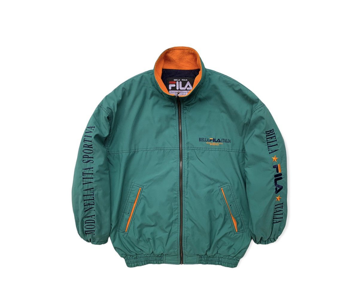 Fila FILA Italia Moda Nella Vita Sportiva Bomber Jacket Size US L / EU 52-54 / 3 - 2 Thumbnail
