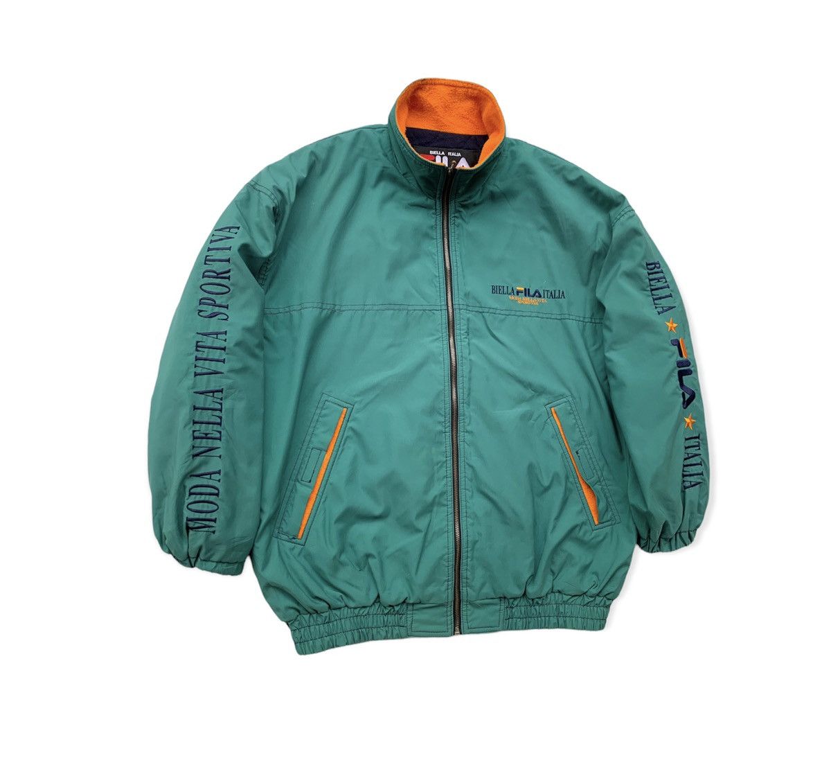 Fila FILA Italia Moda Nella Vita Sportiva Bomber Jacket Size US L / EU 52-54 / 3 - 3 Thumbnail