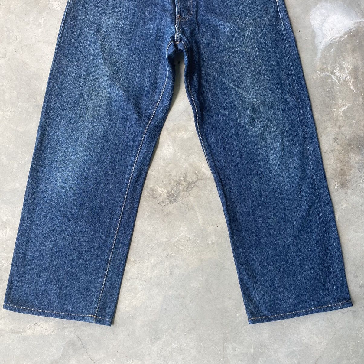 Japanese Brand × Vintage Vintage Japanese selvedge denim baggy jeans Size US 34 / EU 50 - 2 Thumbnail