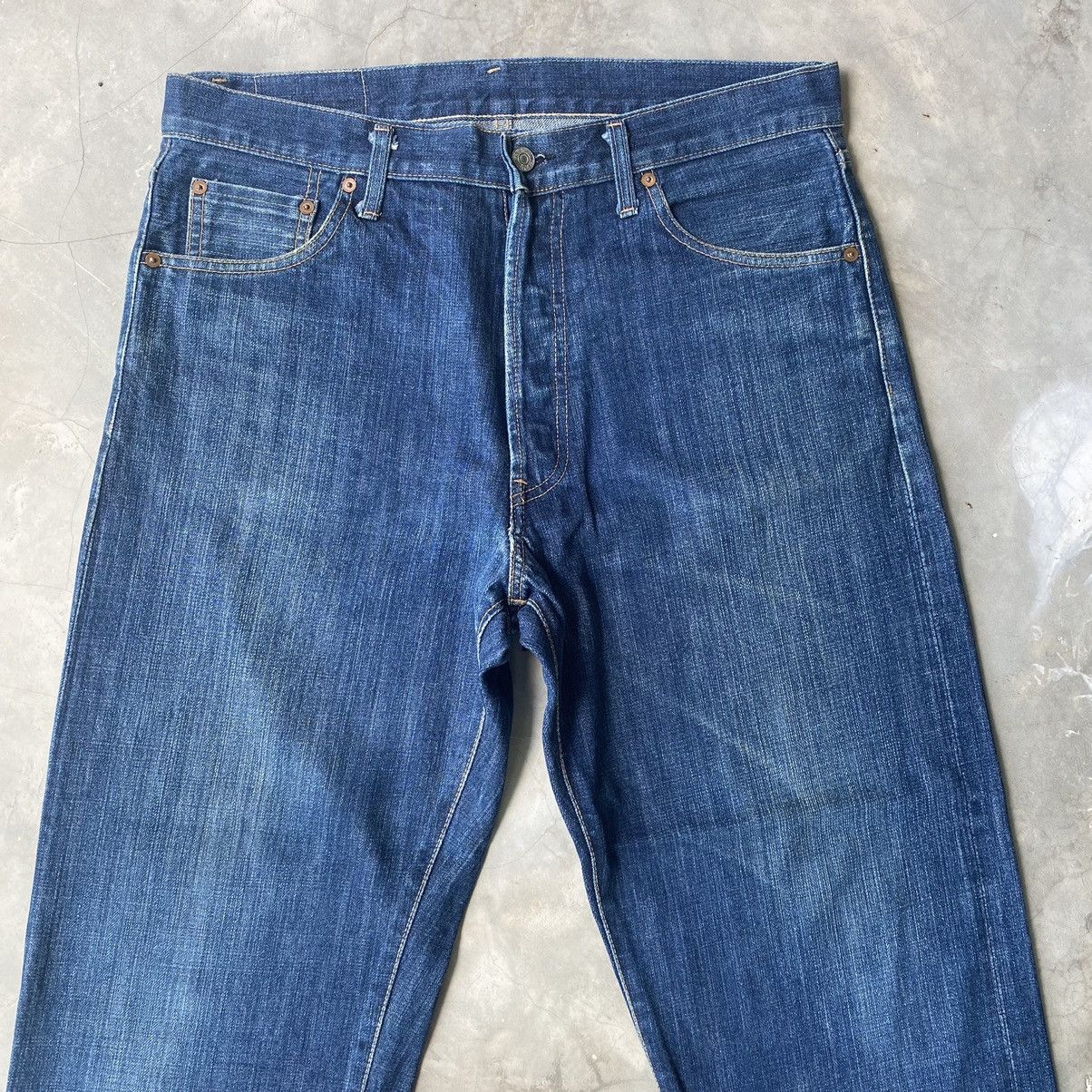 Japanese Brand × Vintage Vintage Japanese selvedge denim baggy jeans Size US 34 / EU 50 - 3 Thumbnail