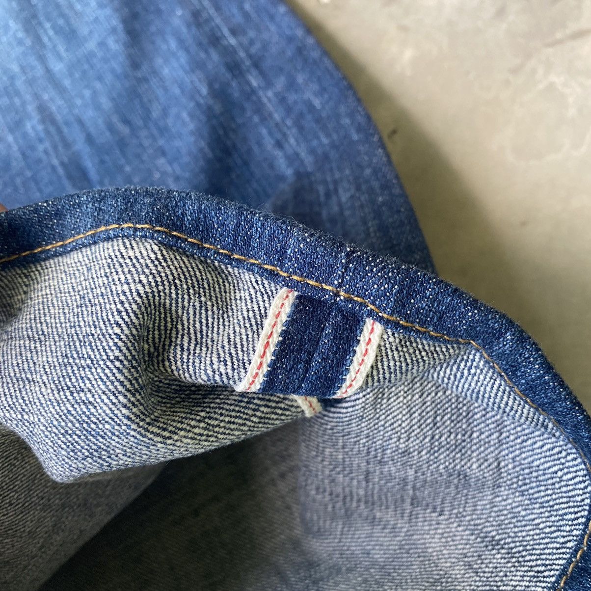 Japanese Brand × Vintage Vintage Japanese selvedge denim baggy jeans Size US 34 / EU 50 - 4 Thumbnail