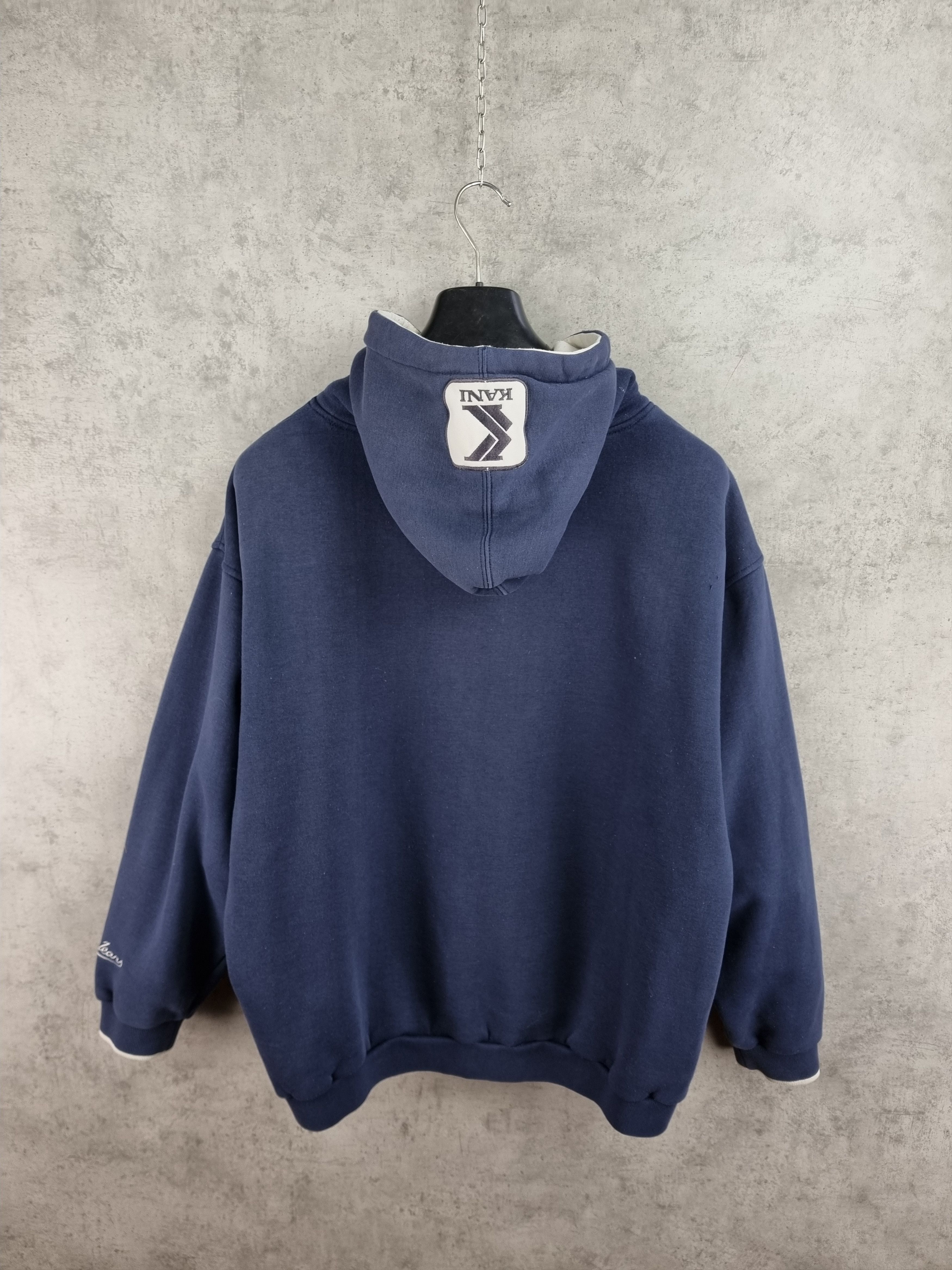 Karl Kani × Vintage Vintage Kani Jeans Spellout Big Logo Faded Hoodie Size US XXL / EU 58 / 5 - 6 Thumbnail