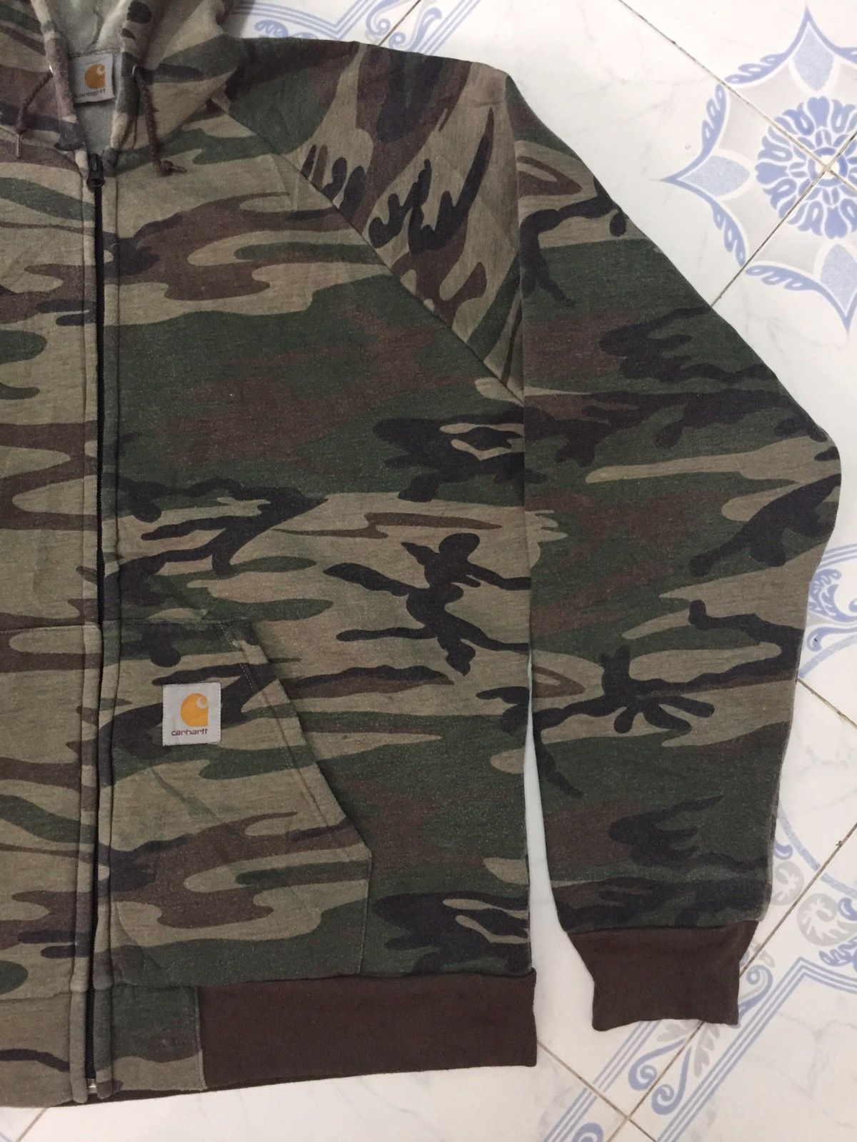 Carhartt Carhartt Camo Zipper Hoodie Jacket Size US XXL / EU 58 / 5 - 3 Thumbnail